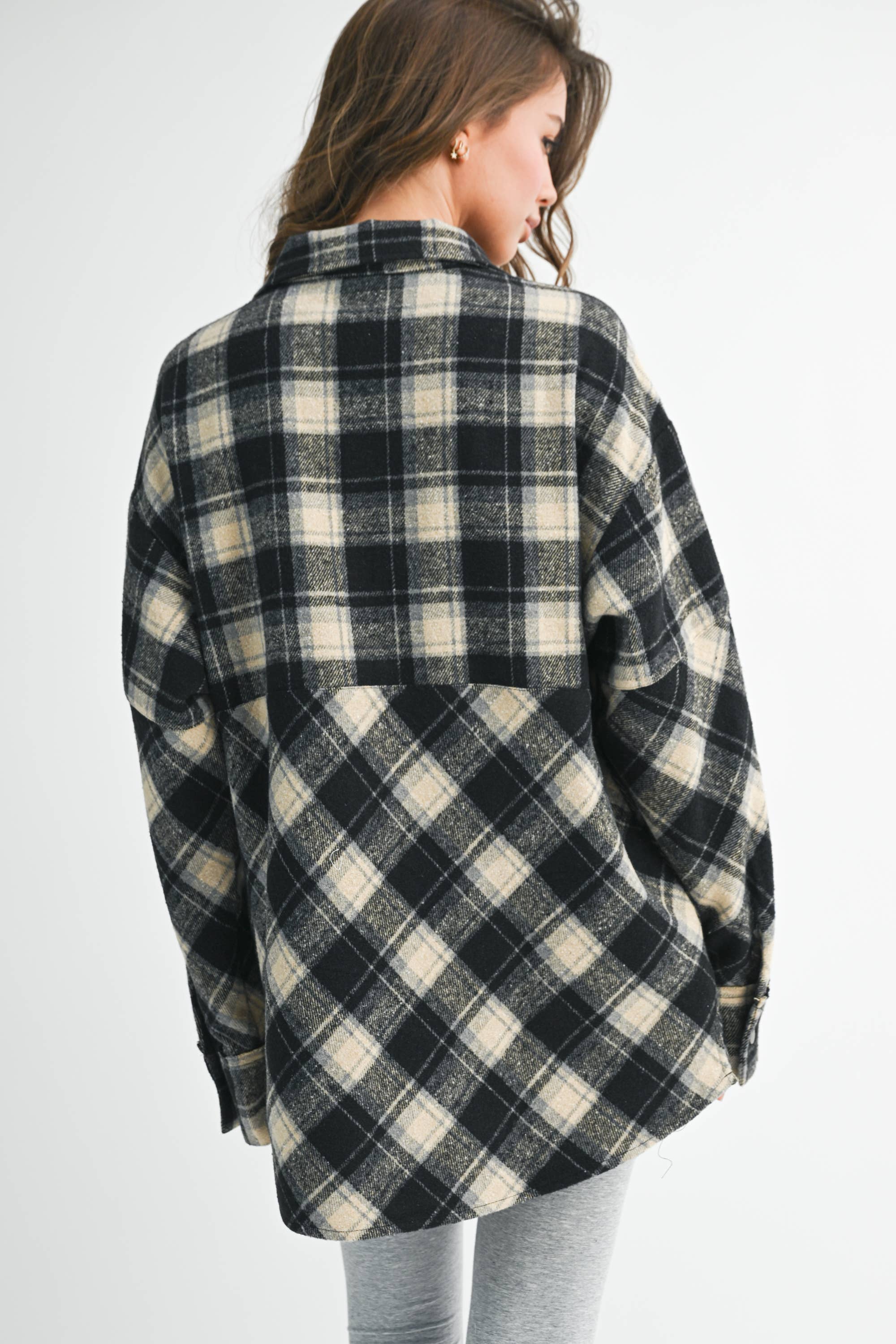 Mya Plaid Pullover
