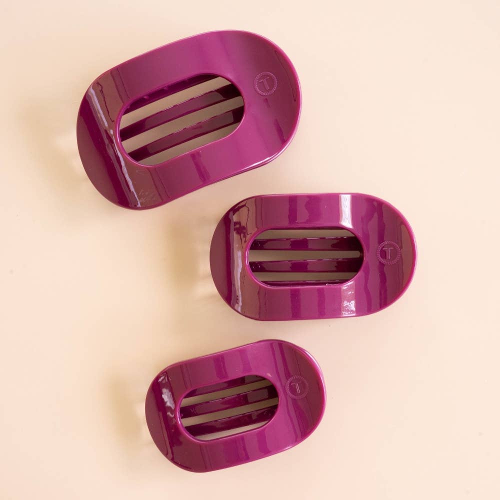 Mulberry Small Flat Round Hair Clip