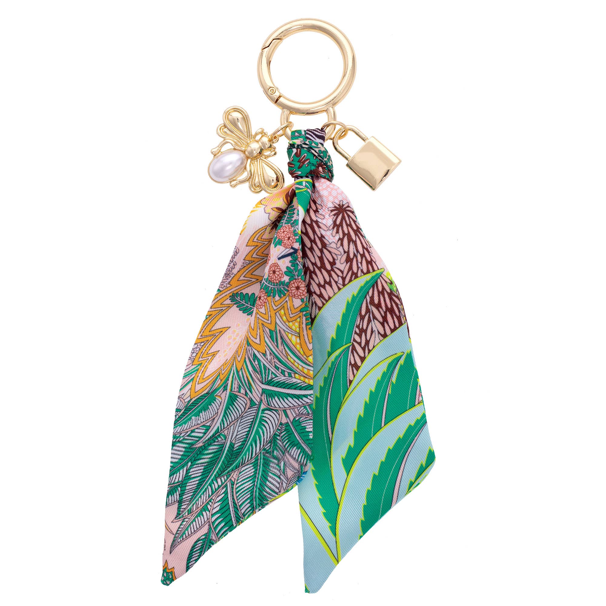 Patricia Pearl Bumble Bee Scarf Bag Charm
