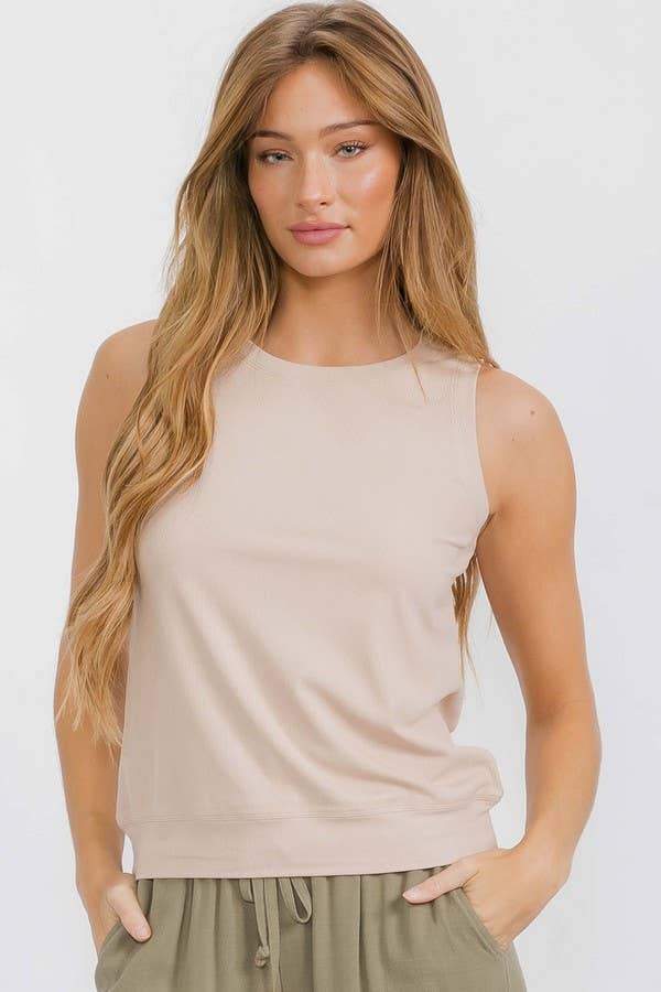 Women's Ribbed Loose Fit Tank
