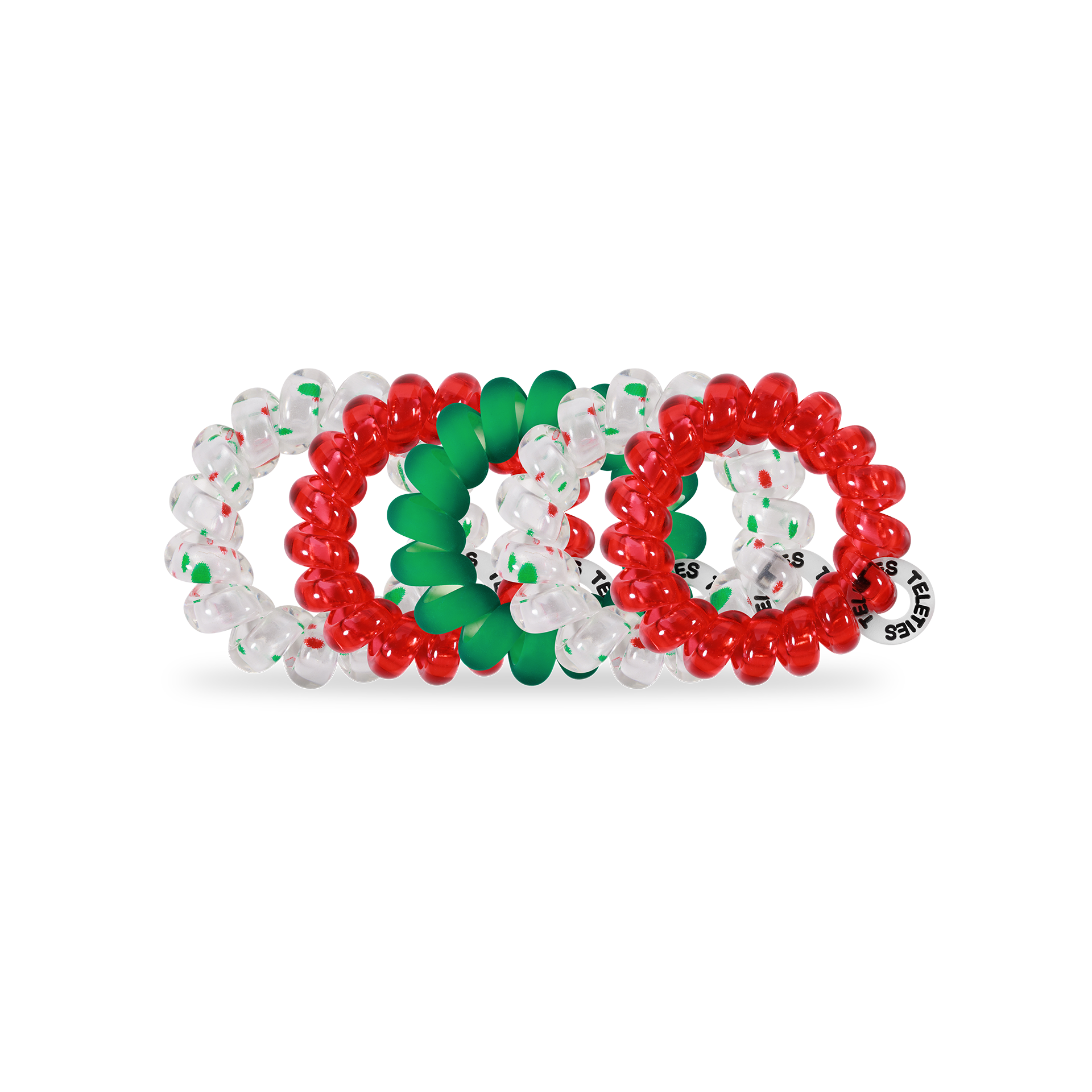 Spiral Hair Coils | Tiny | Seasons Greetings Hair Ties