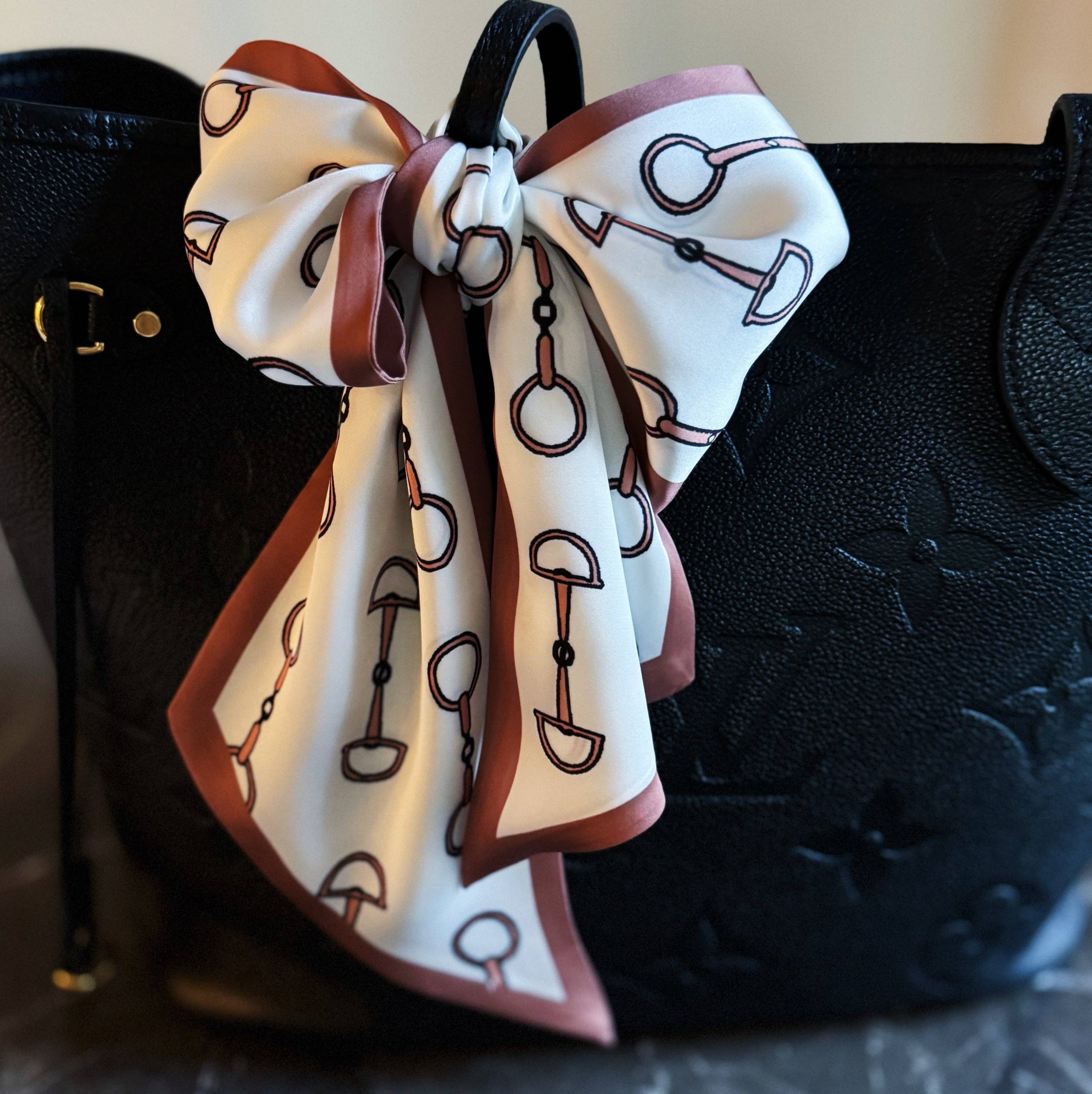Equestrian Chain Link Border Scarf