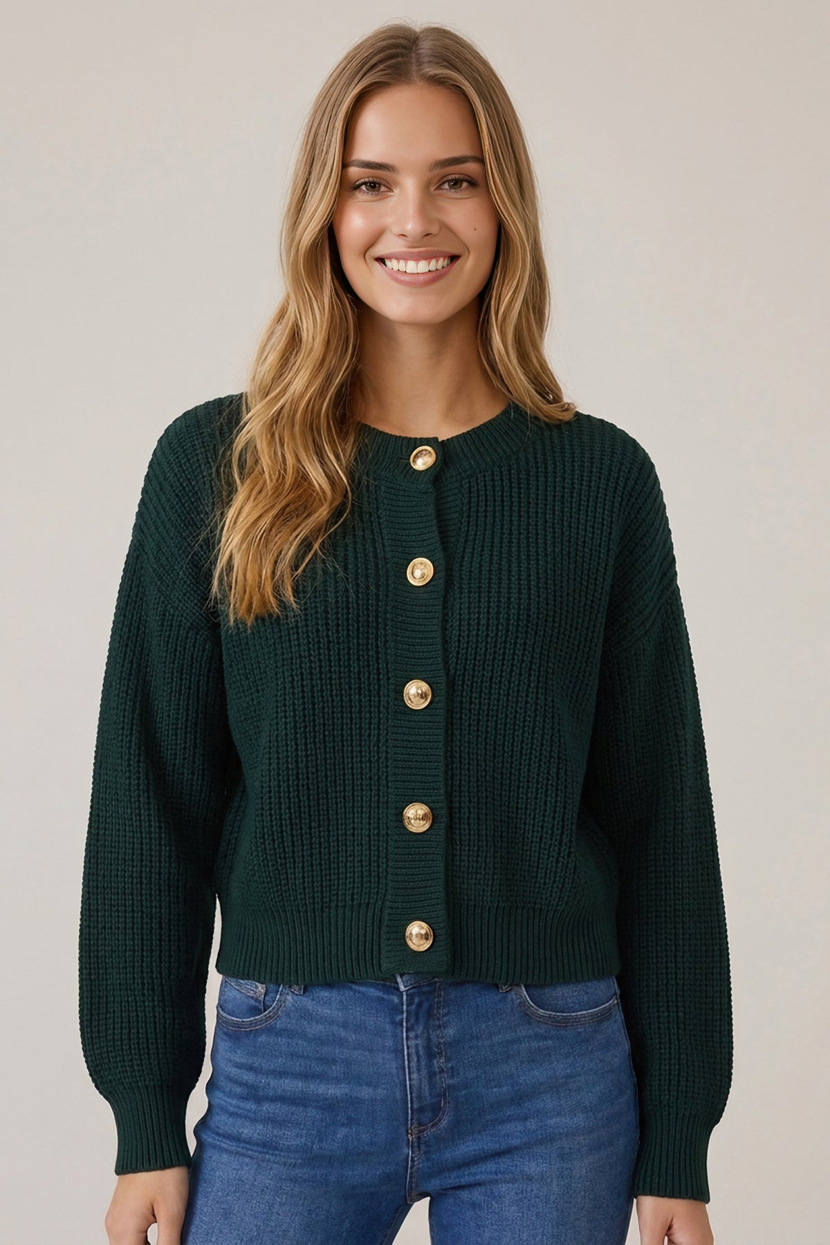 Textured Gauge Cardigan