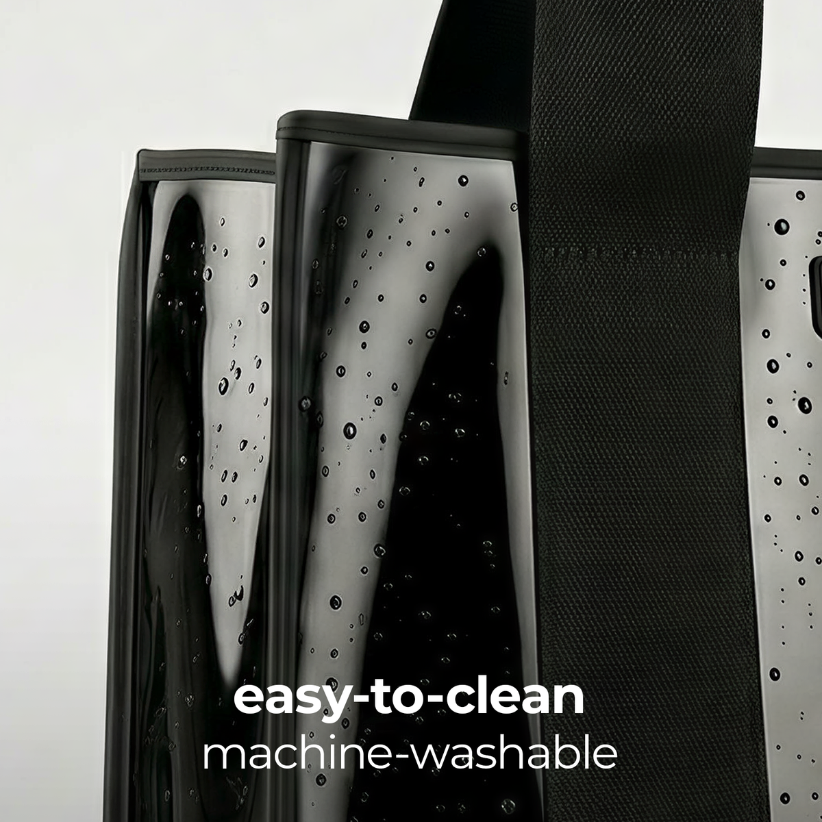 Case-Mate Midnight Black Bow Jelly Tote Bag (Classic)