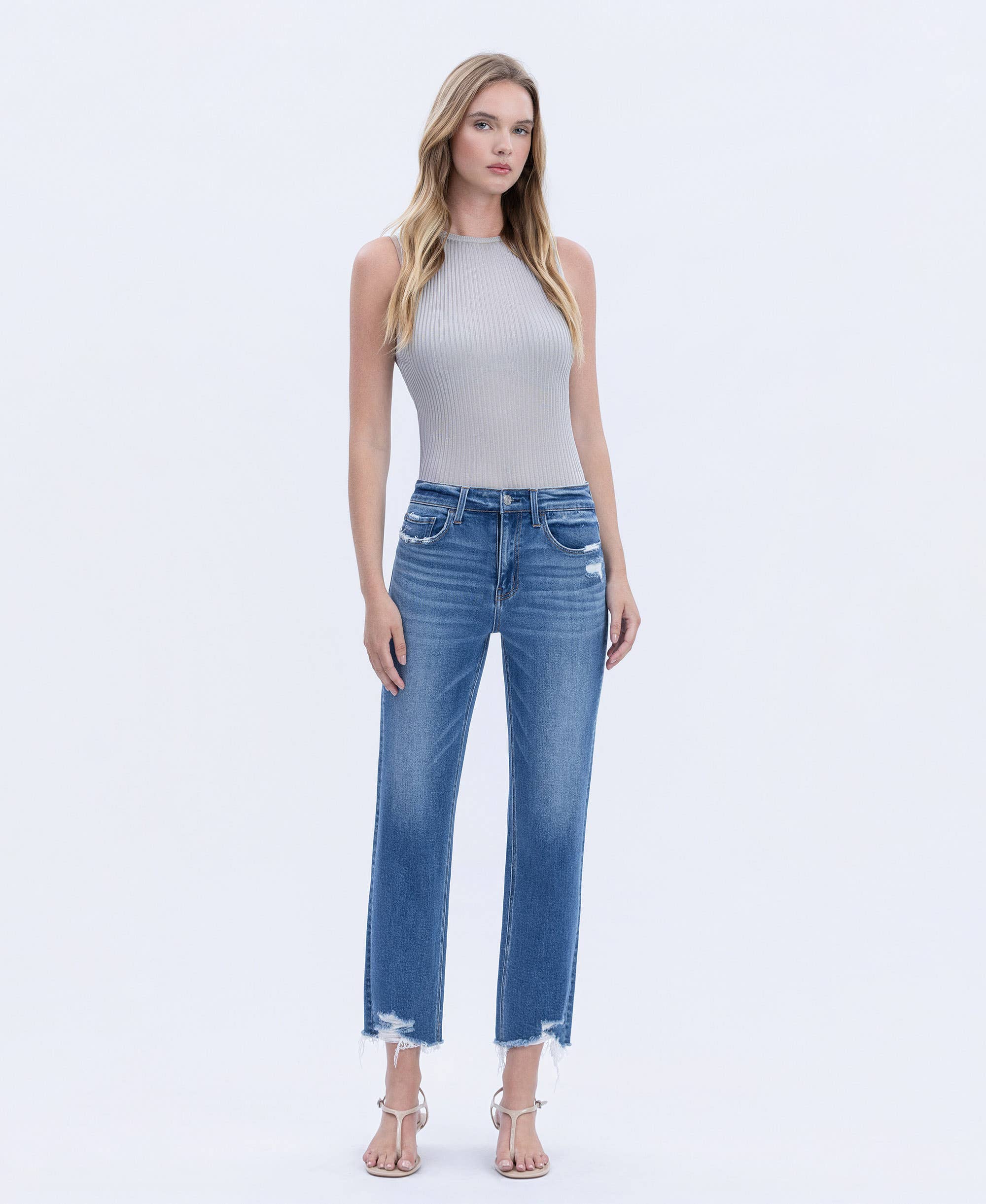 HIIGH RISE CROP STRAIGHT
