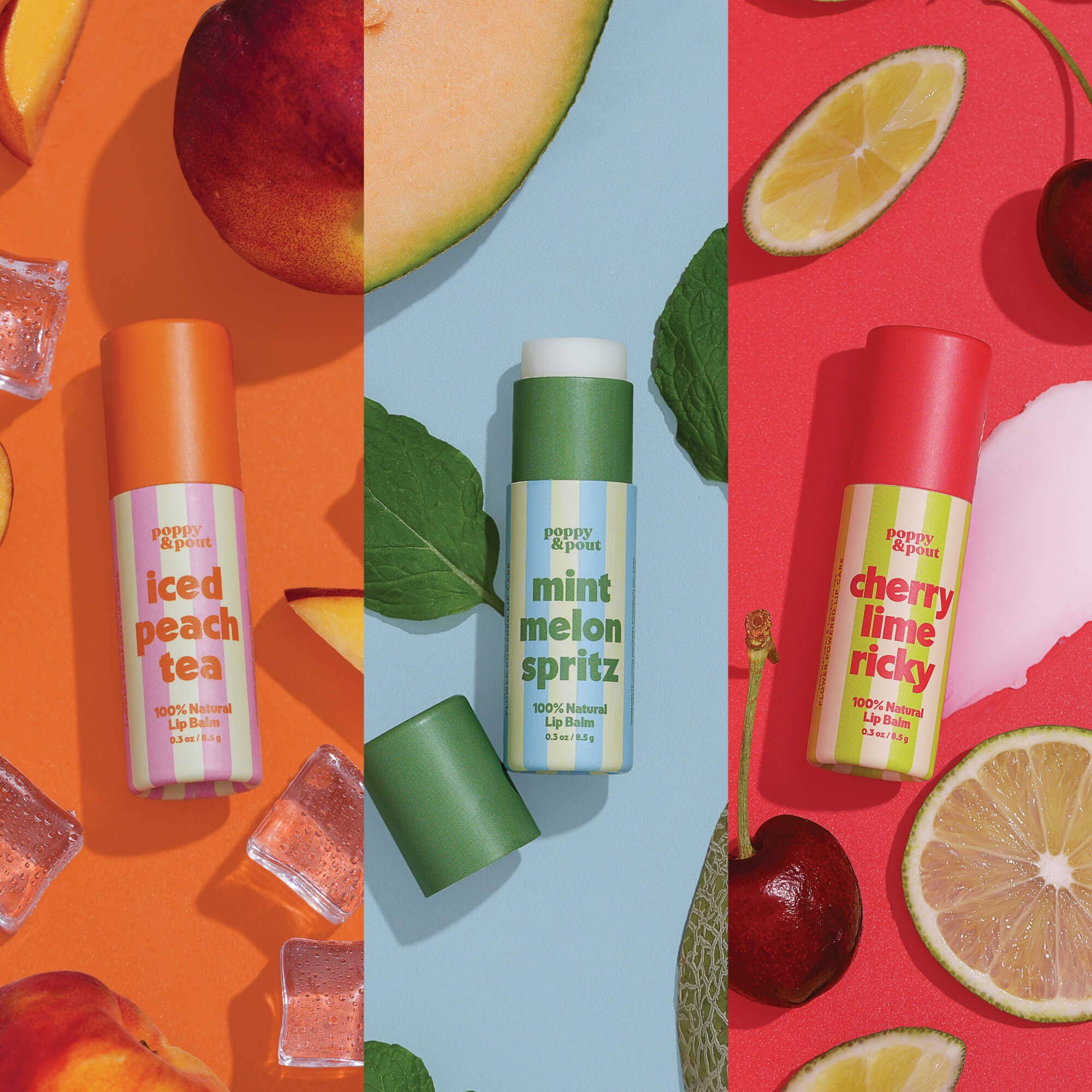Gift Set, Lip Balm Trio, Retro Refreshers