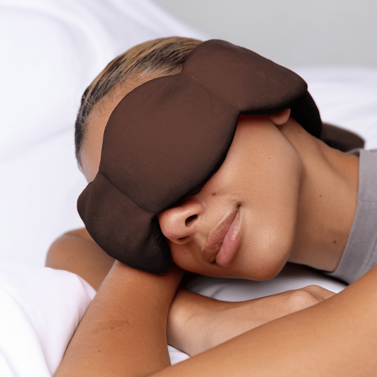 Espresso Weighted Sleep Mask - Eye Mask