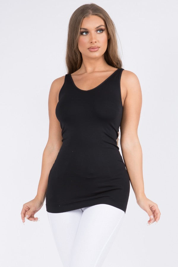 Reversible Seamless Cami (Vneck/Crew)