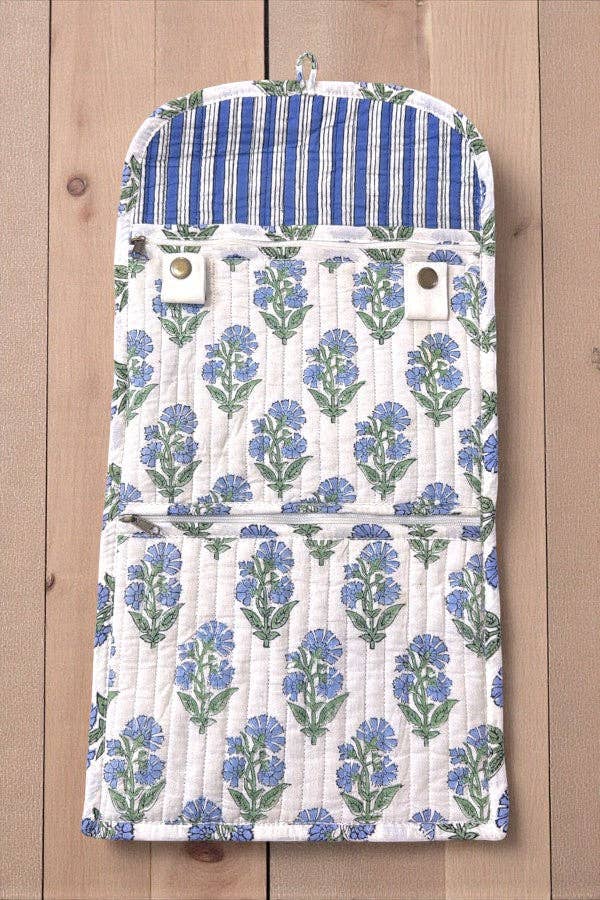 Molly Pink Floral Jewelry Pouch