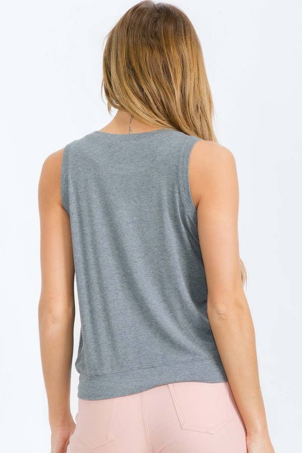 Women's Ribbed Loose Fit Tank