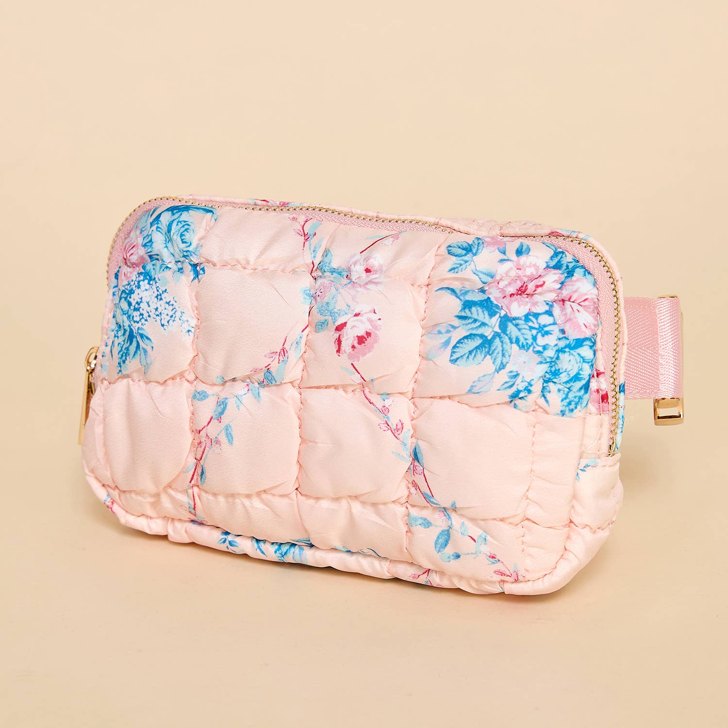 Floral Quilted Fanny Pack