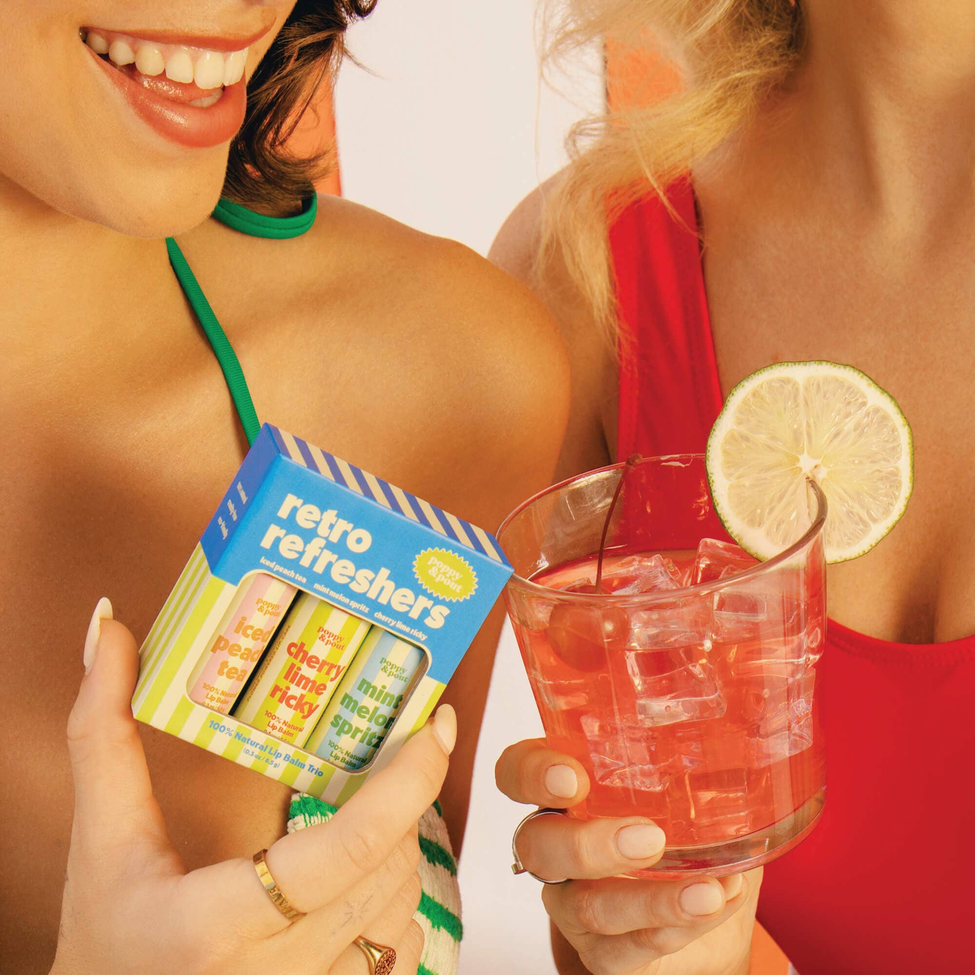 Gift Set, Lip Balm Trio, Retro Refreshers