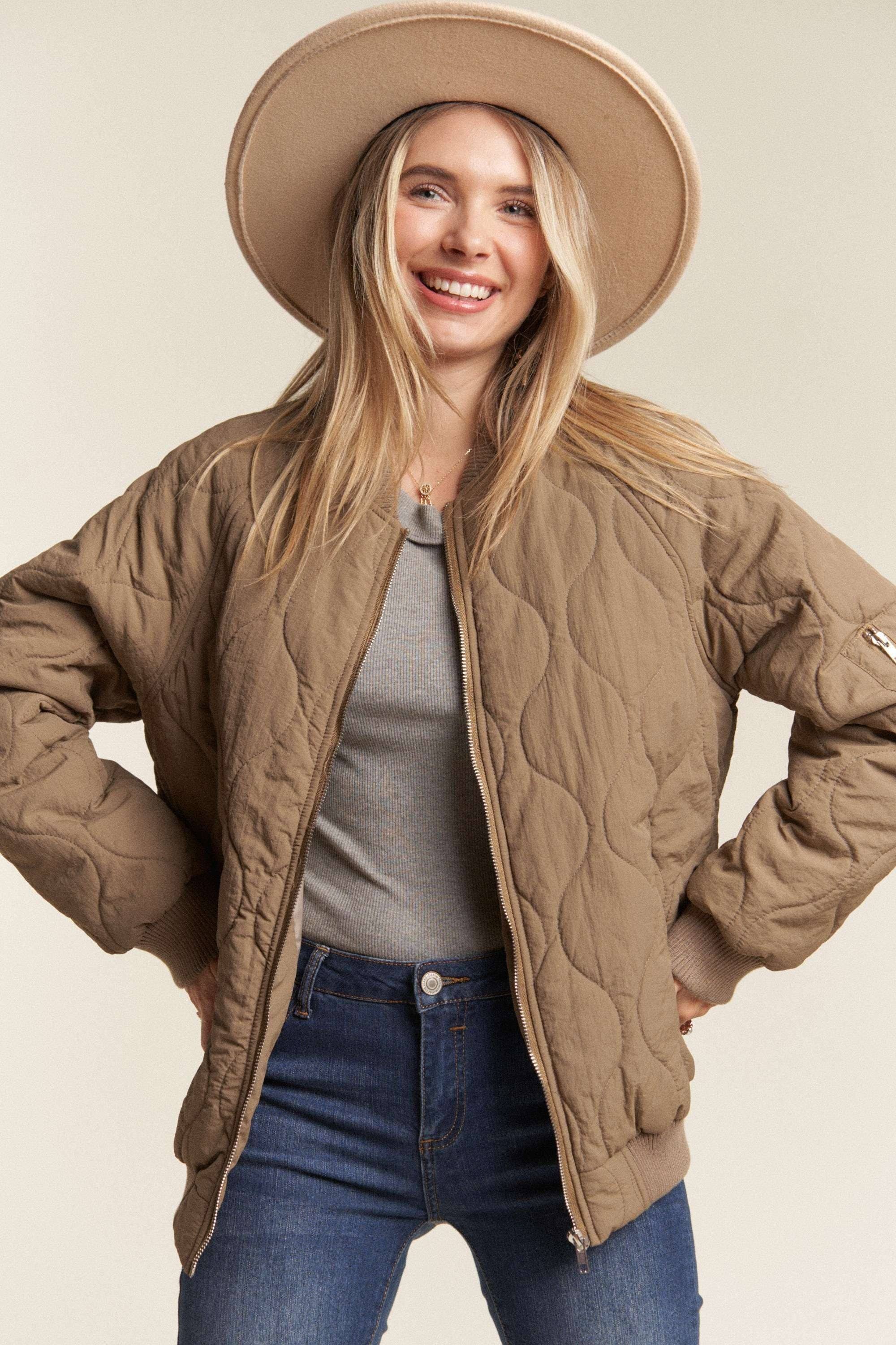 QUILTED UTILITY JACKET