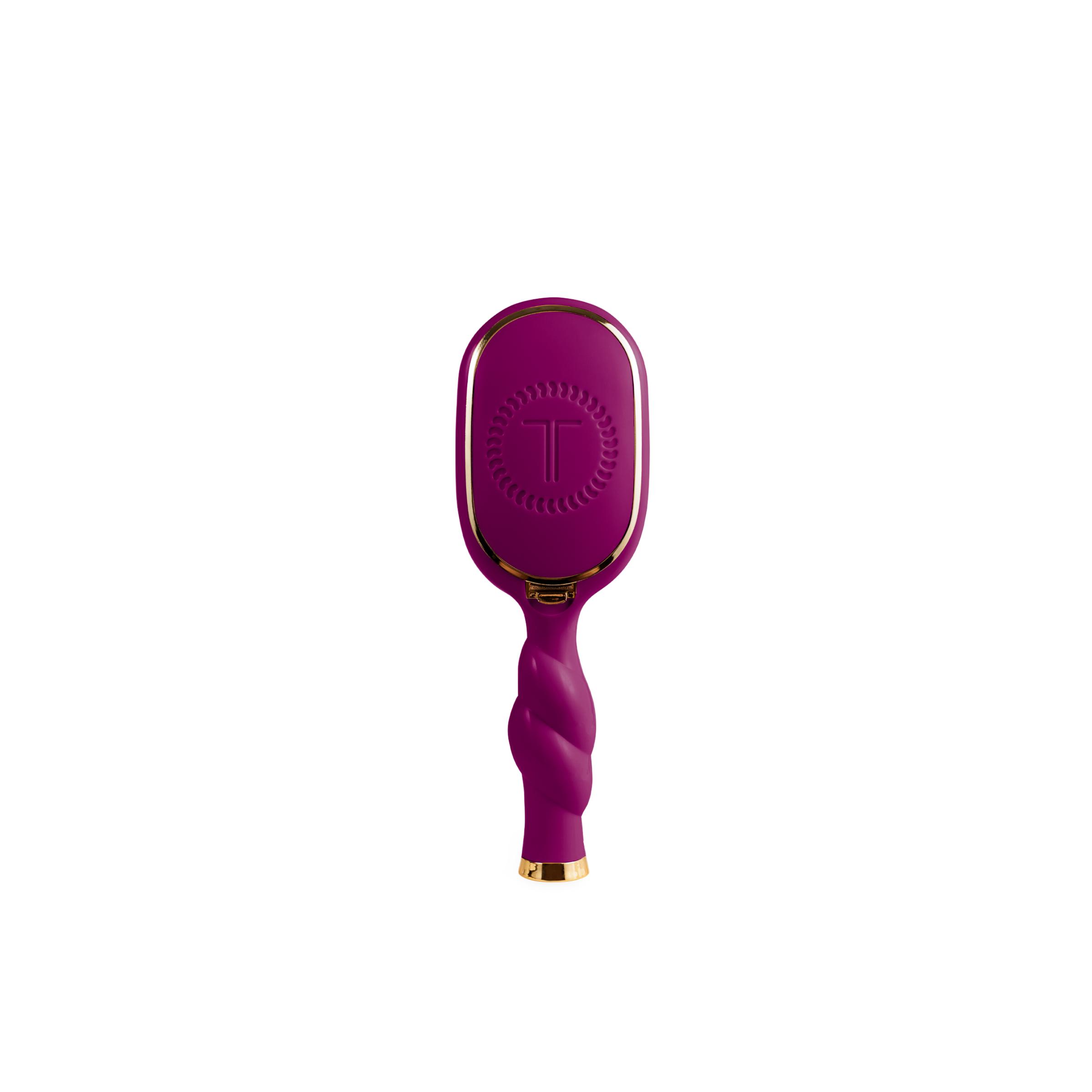 Mini Boar Bristle Hair Brush - Mulberry
