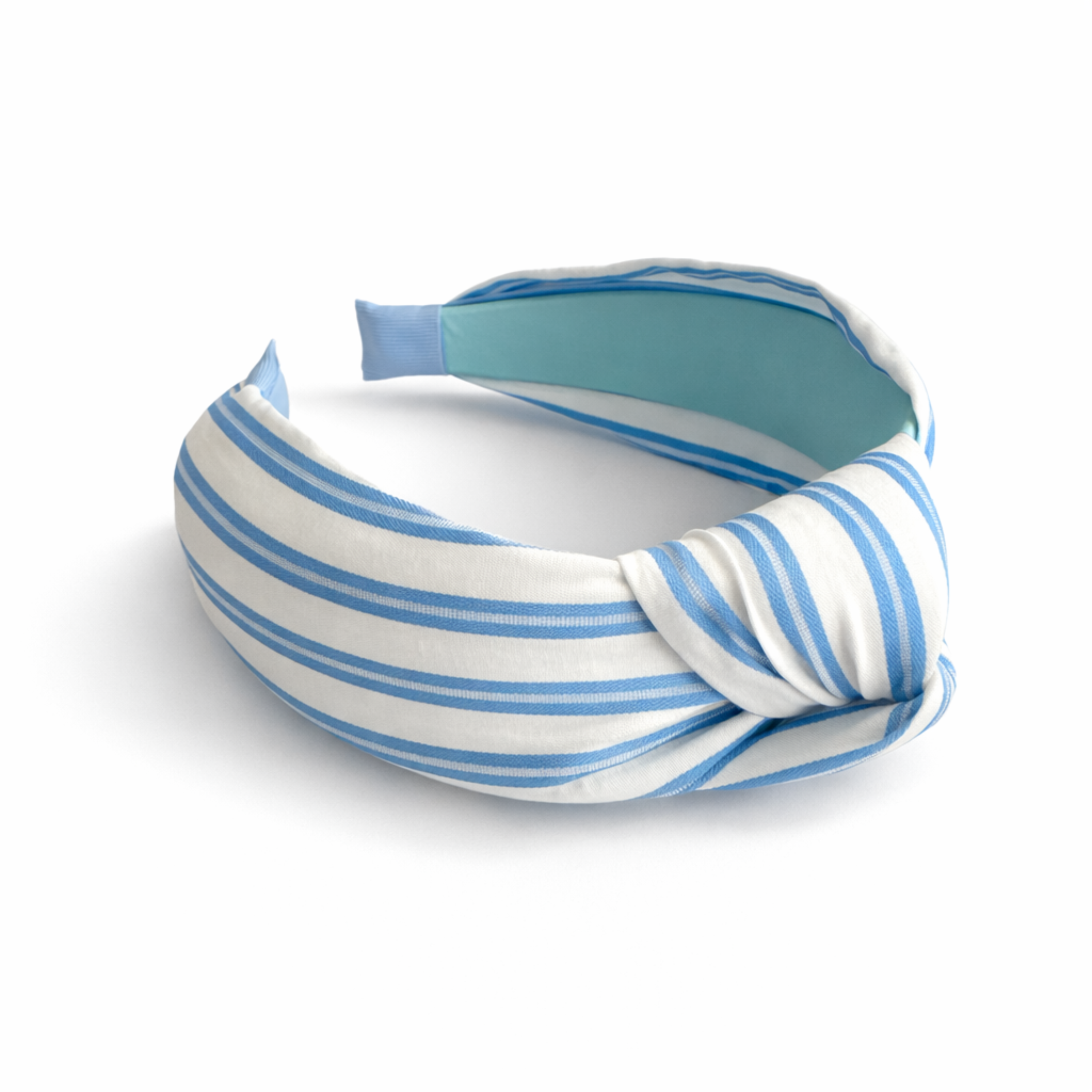 Refined Fabric Striped Knot Headband
