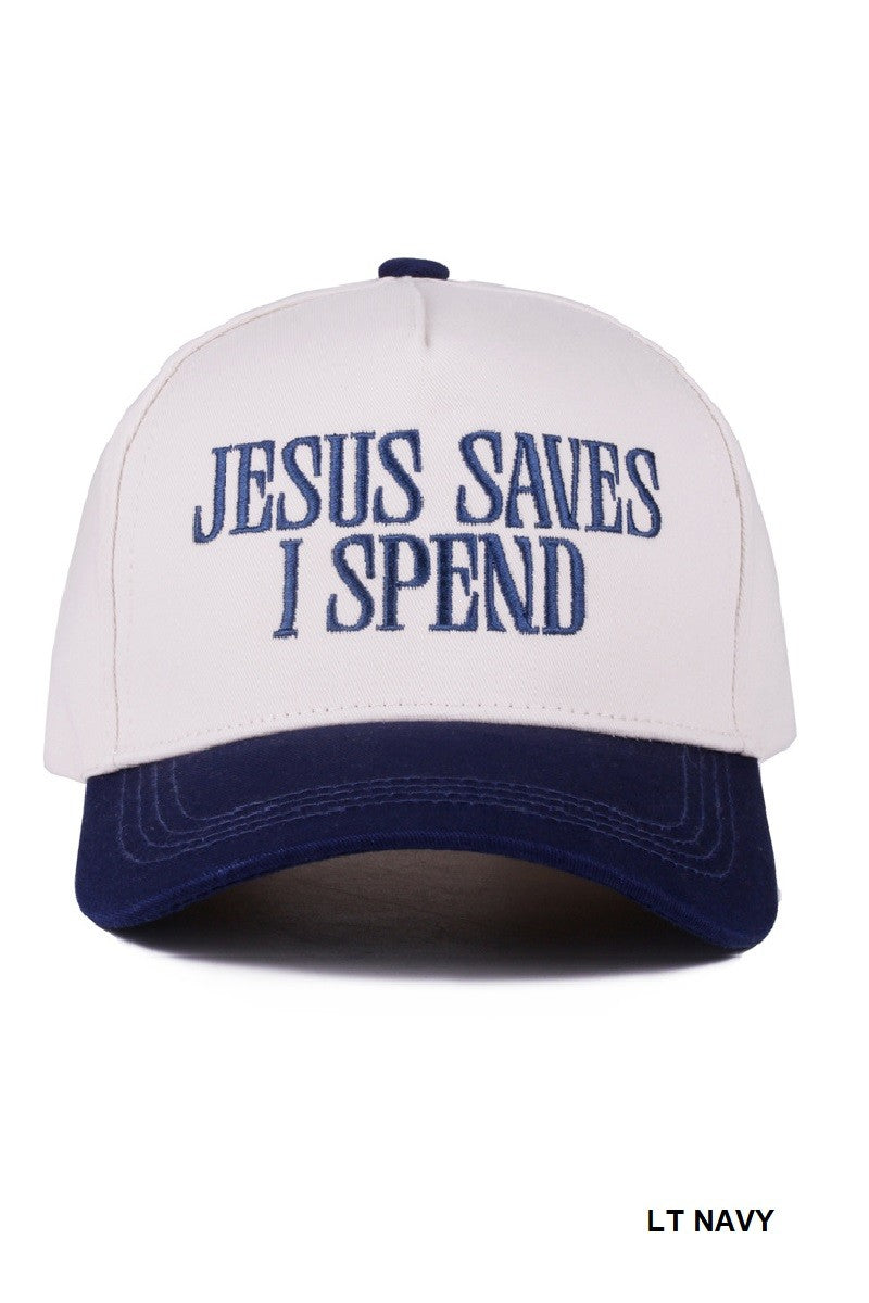 Jesus Saves Baseball Cap