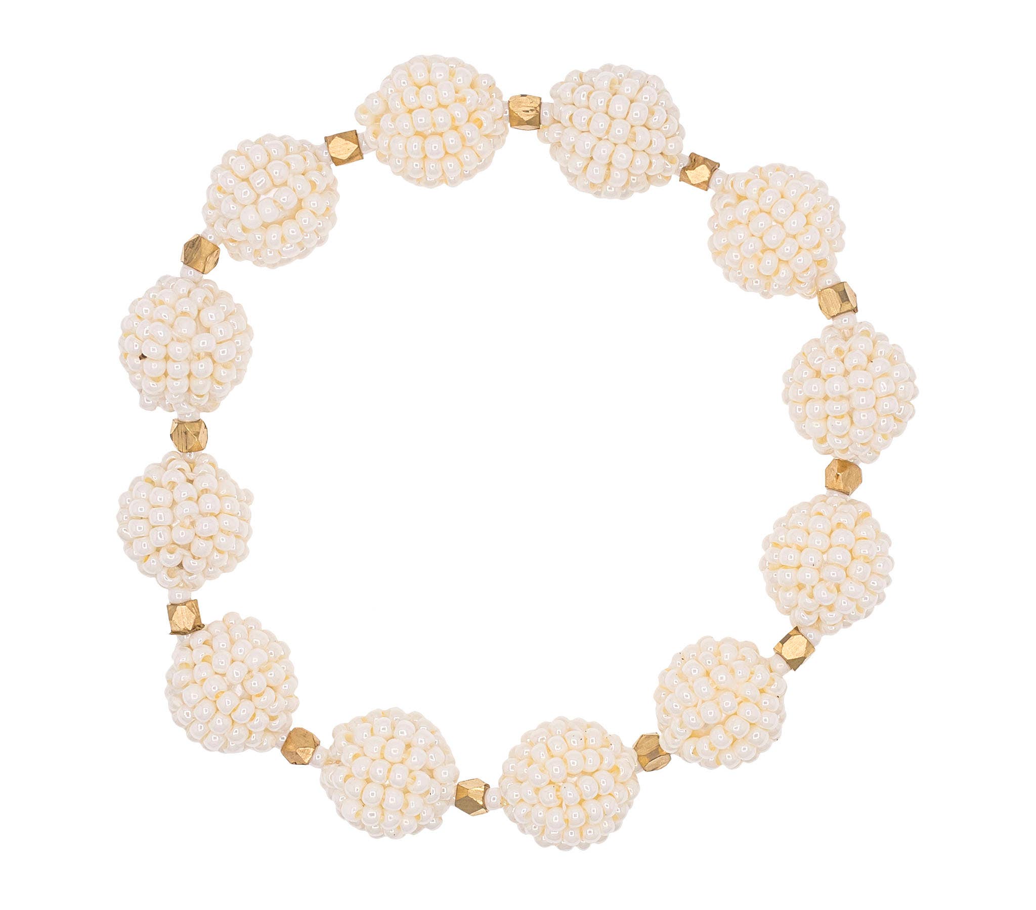 Luxe Globe Bracelet - Cream