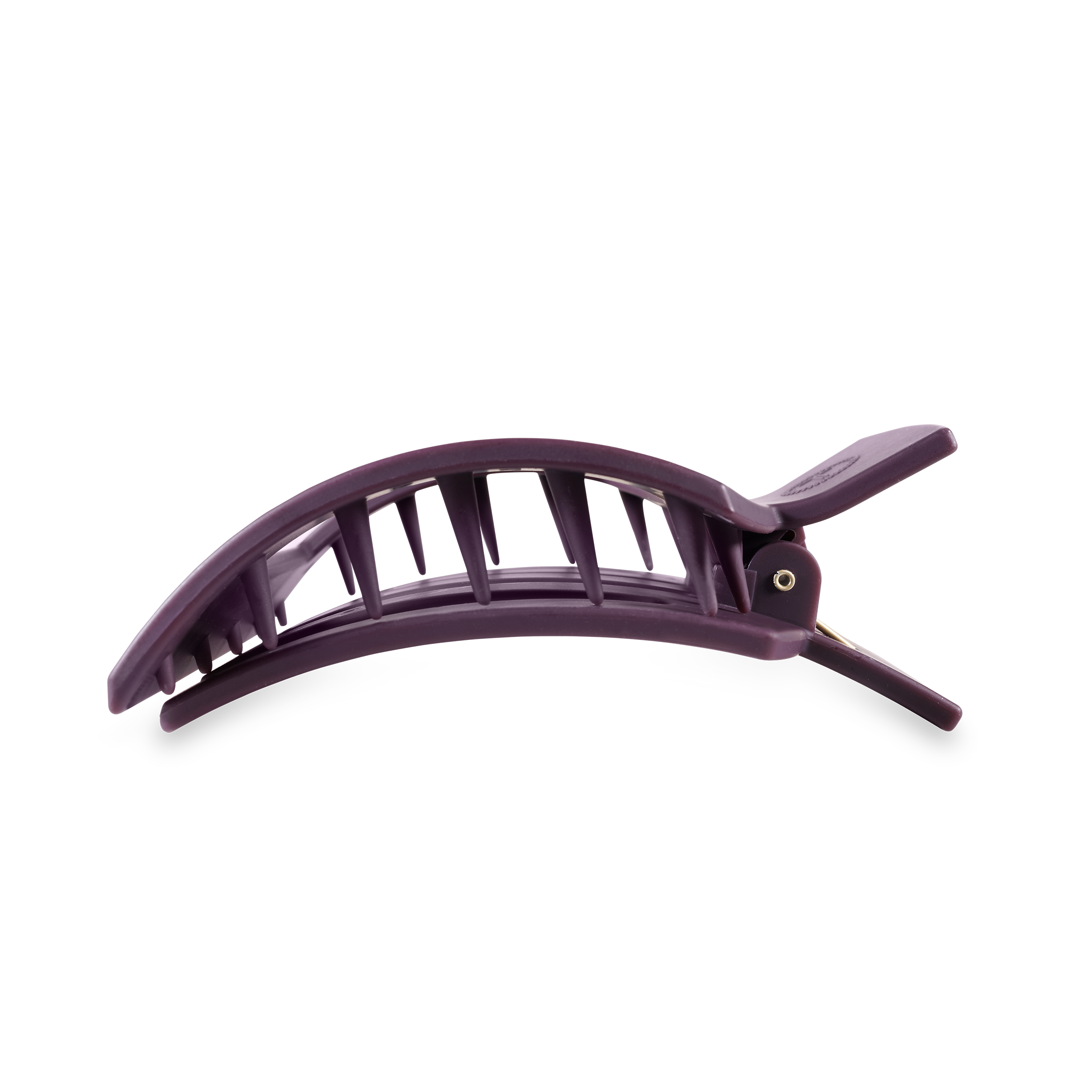 Square Flat Hair Clip | Large| Burgundy Bliss