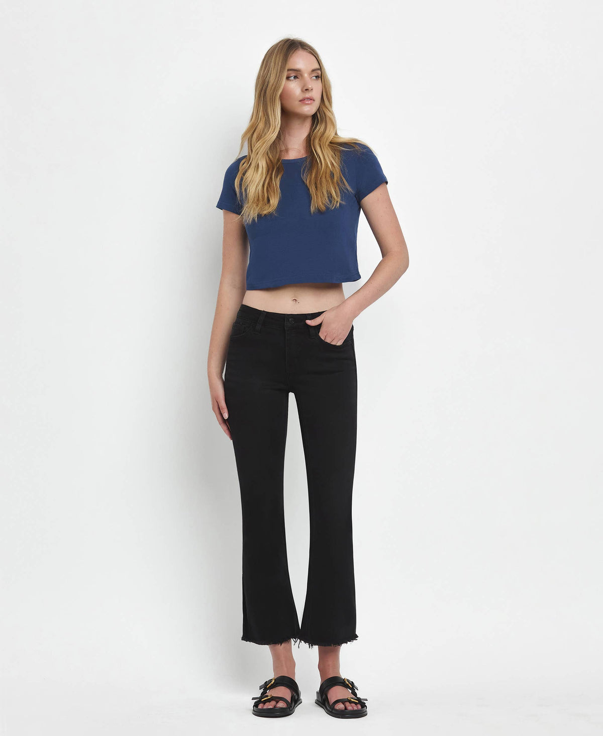 GRANDEUR MID RISE CROP FLARE