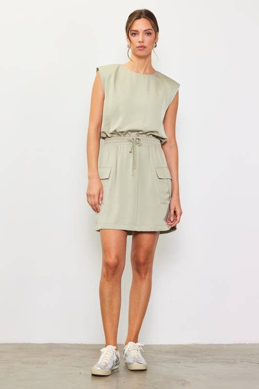 Muscle Utility Mini Dress