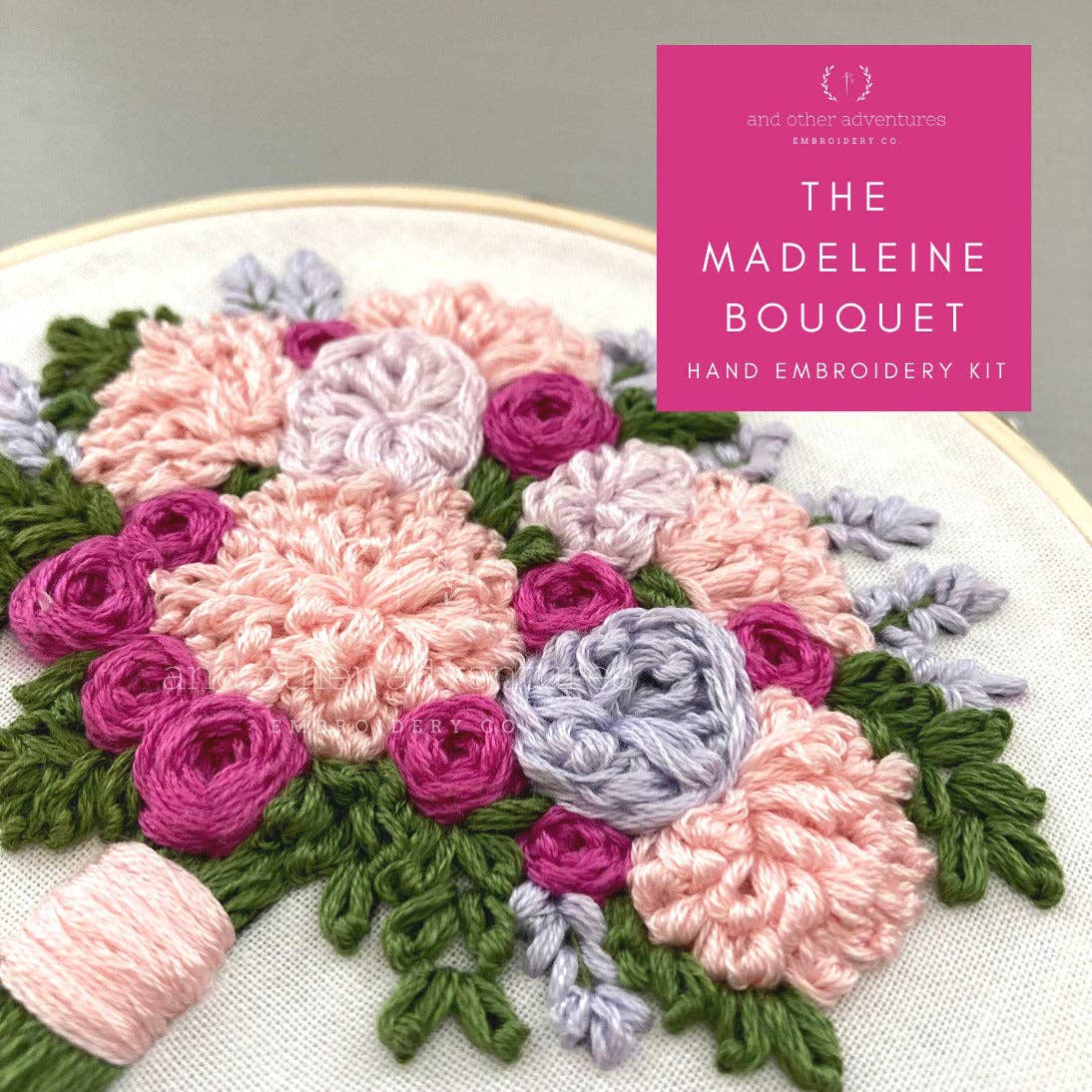 Hand Embroidery Kit - The Madeleine Bouquet