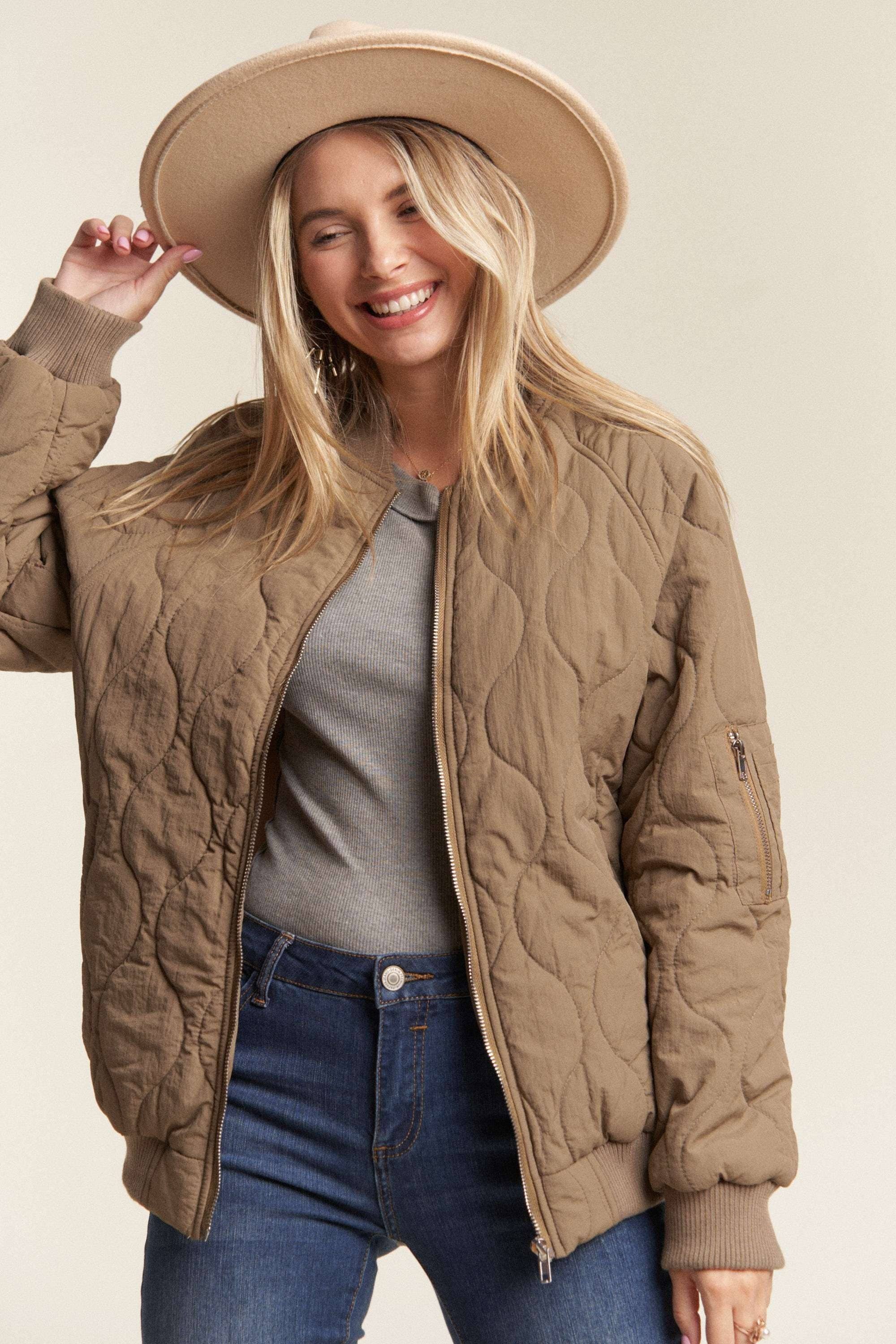 QUILTED UTILITY JACKET