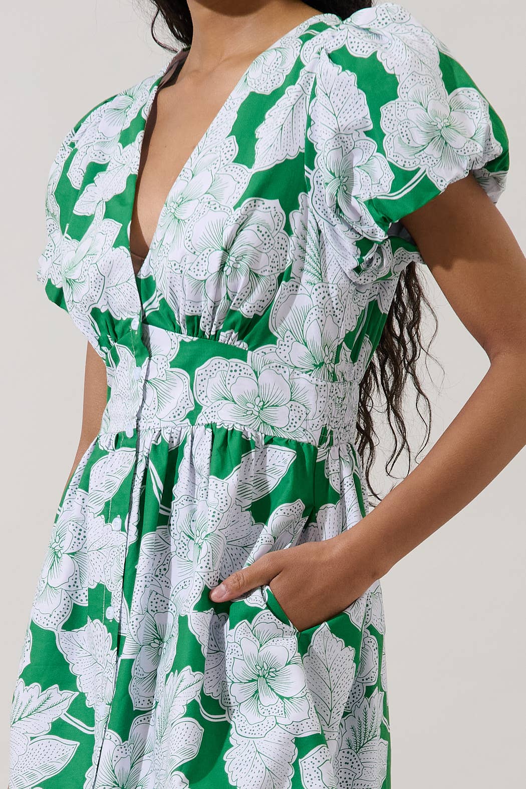 Kasina Button Down Mini Dress