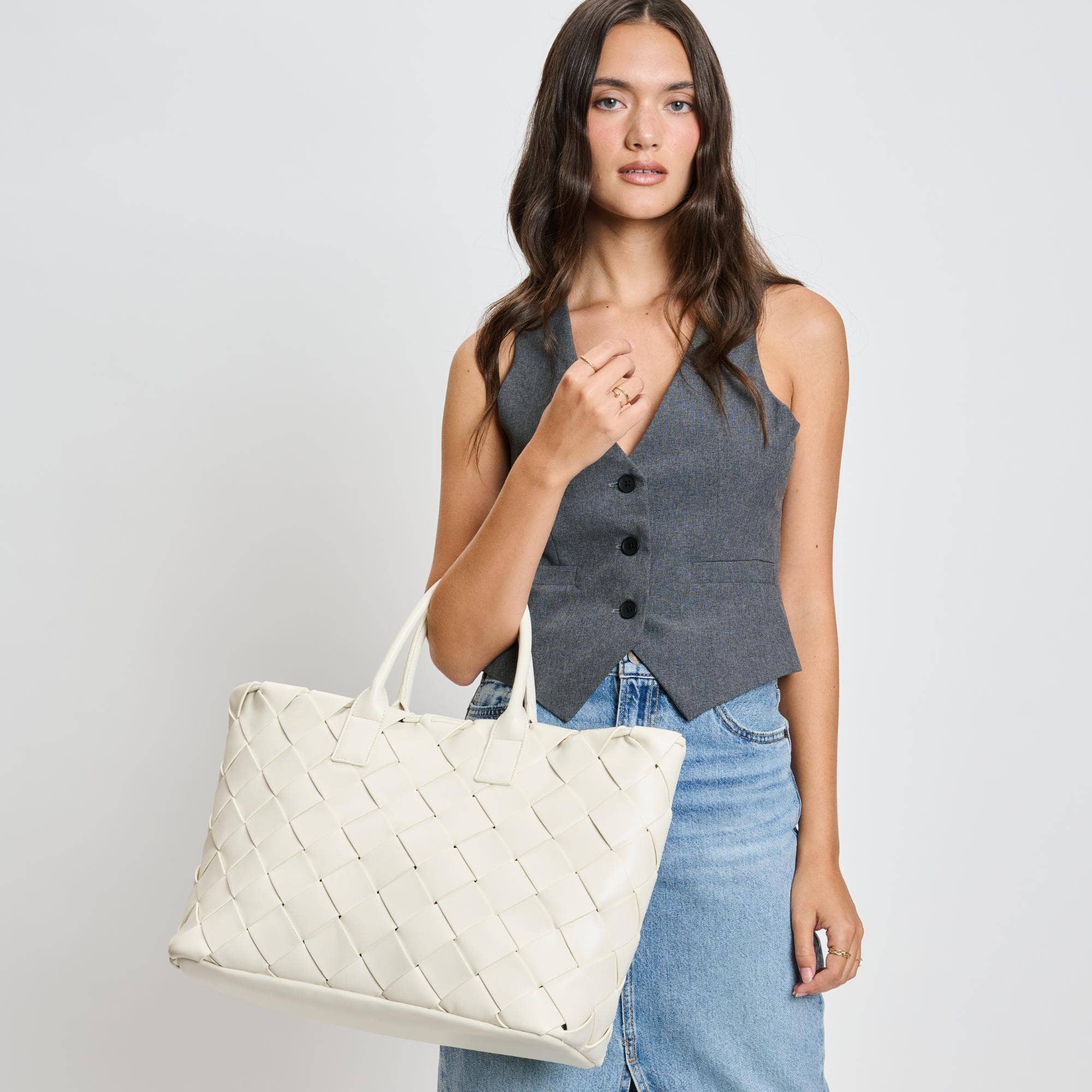 Adeline Woven Tote