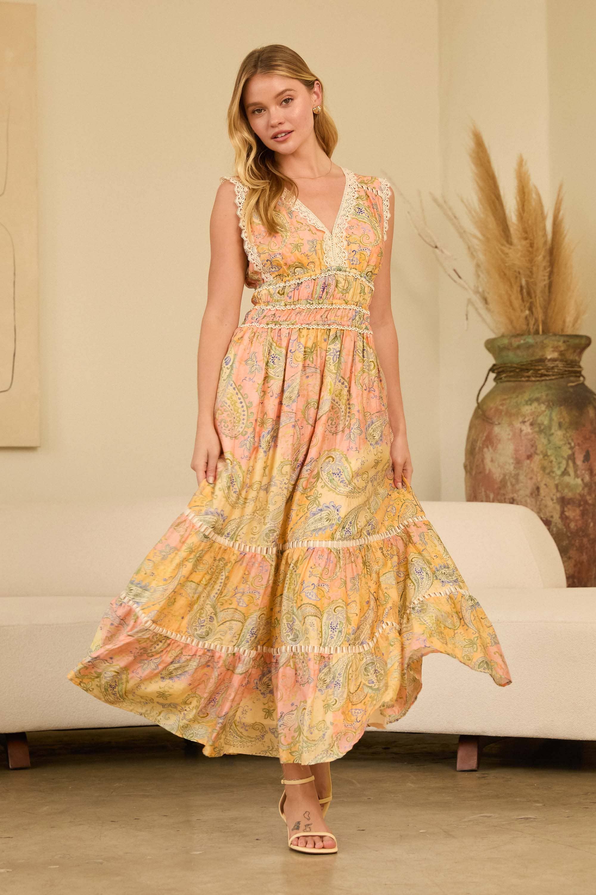 Skies are Blue Maxi Dress