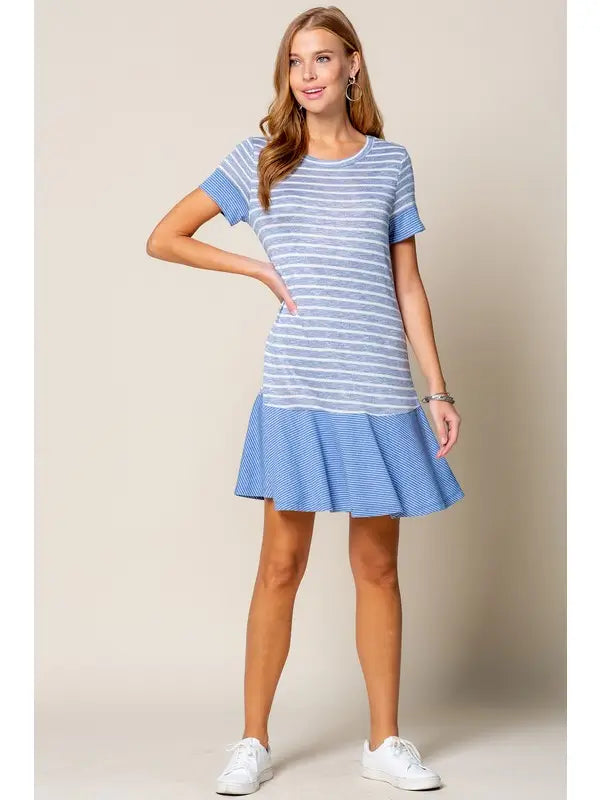 Mixed Media T-shirt Dress