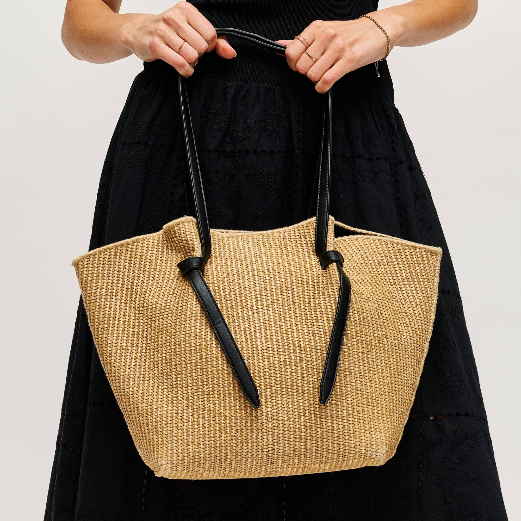 Lorenza Straw Tote