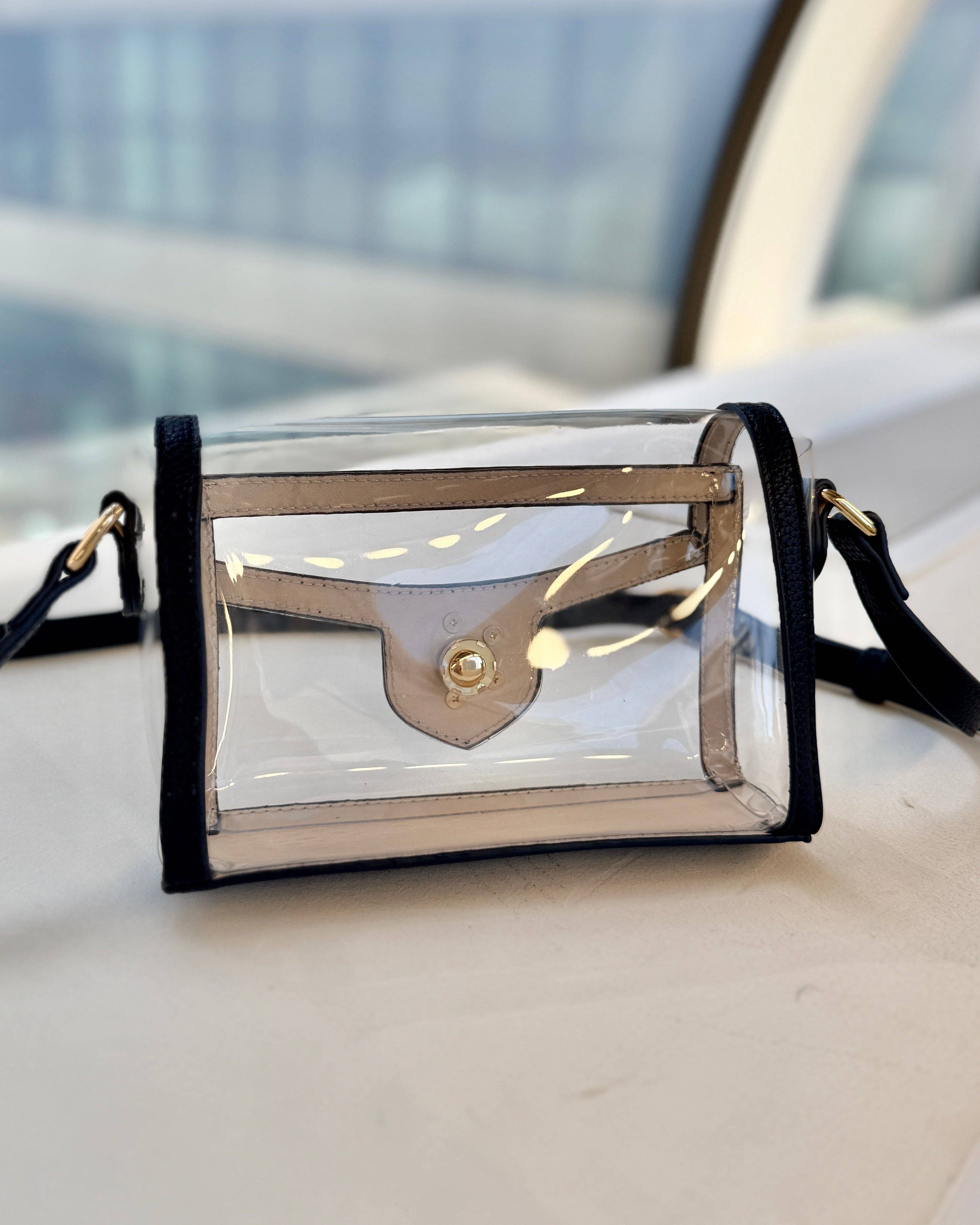 Anna Clear Bag Navy