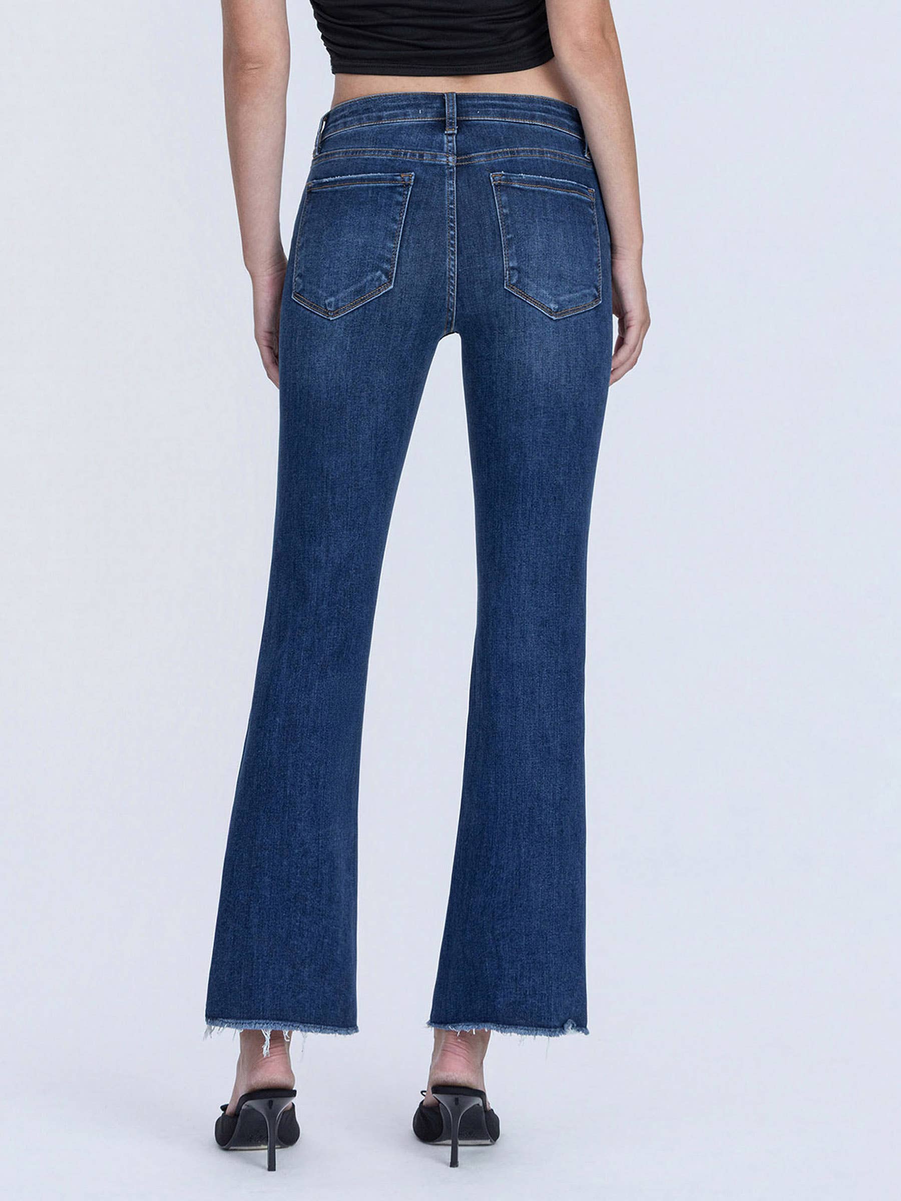 Privilege - MID RISE KICK FLARE JEANS