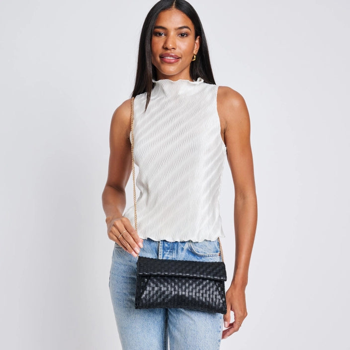 Priscilla Woven Clutch/Crossbody