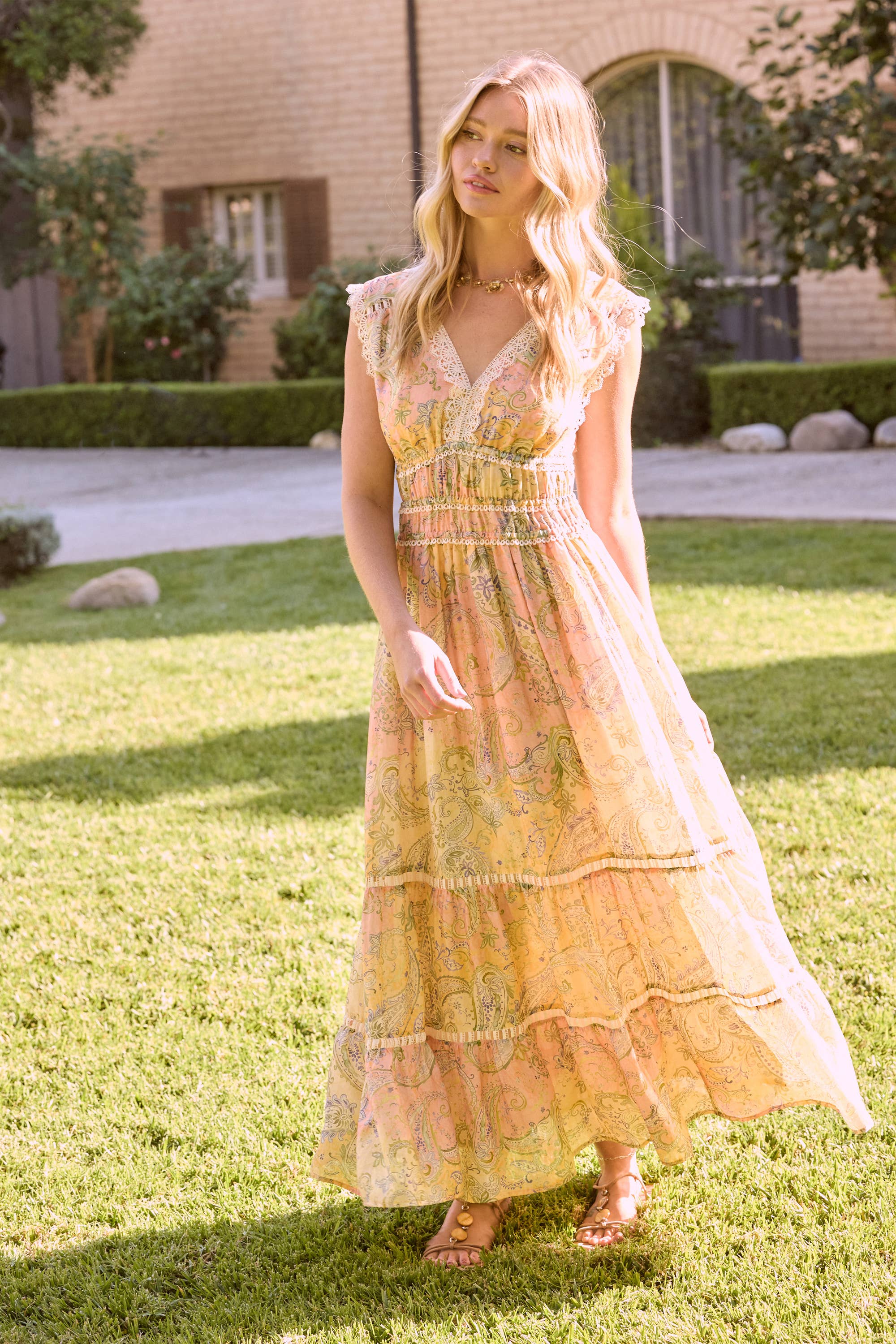 Skies are Blue Maxi Dress