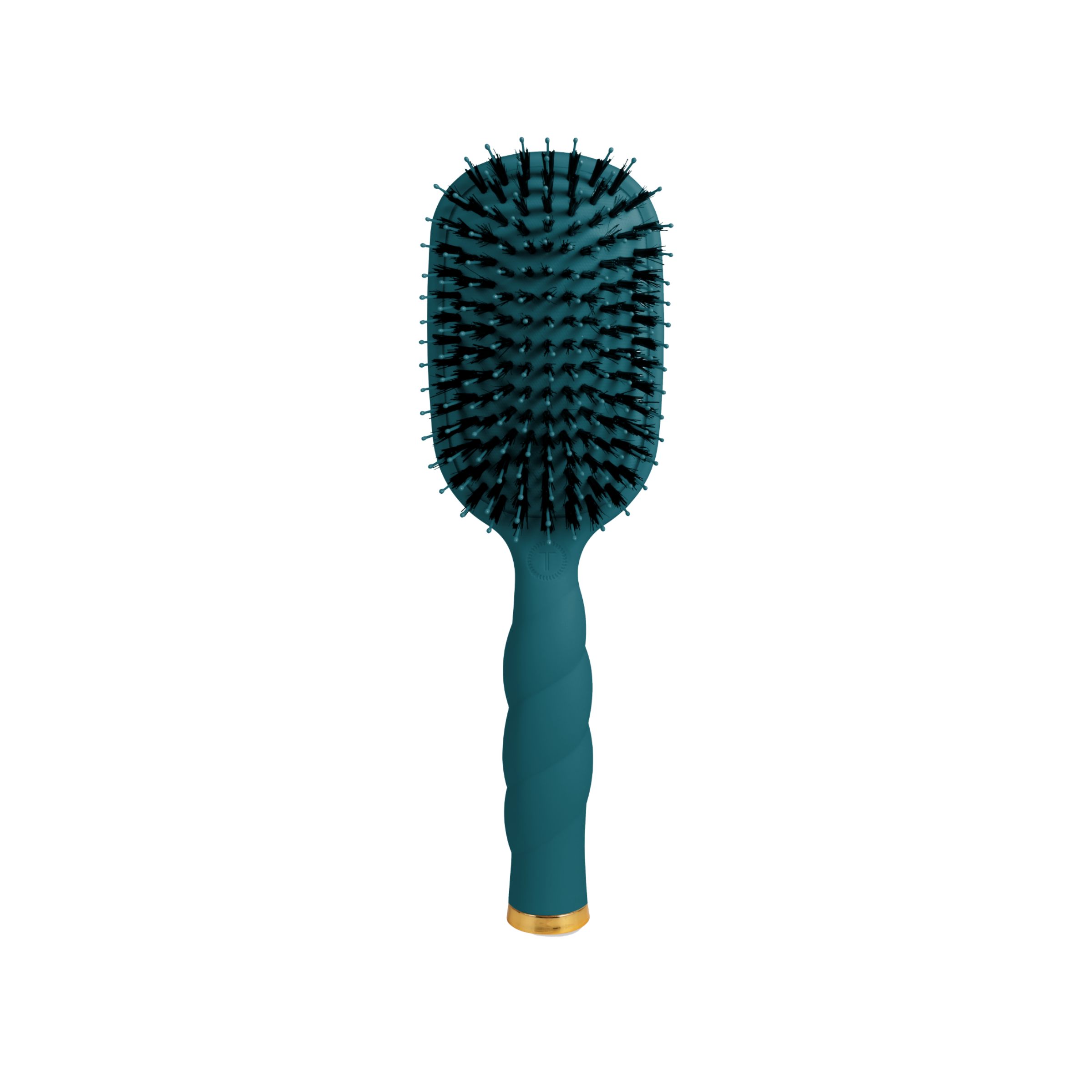Boar Bristle Hair Brush - Teal With It