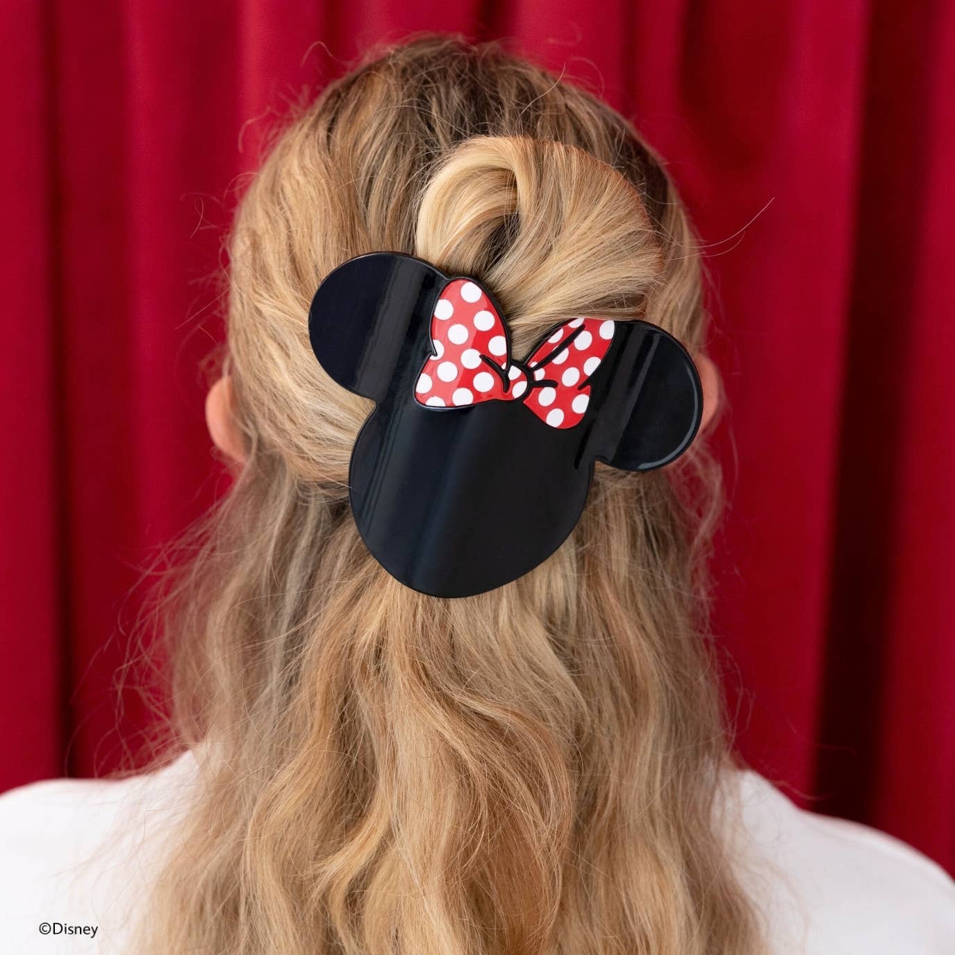 Disney: Minnie Mouse Shaped | Large | Flat Hair Clip