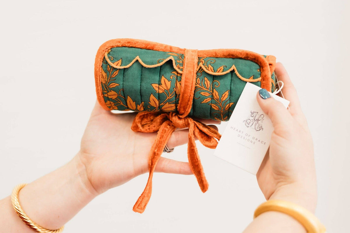 Cotton Quilted Travel Organizer | Noel Vine