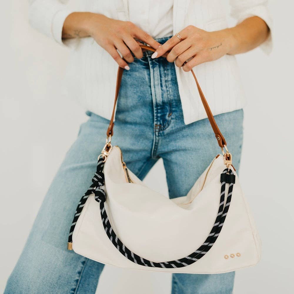 Nikki Nylon Slouchy Shoulder Bag