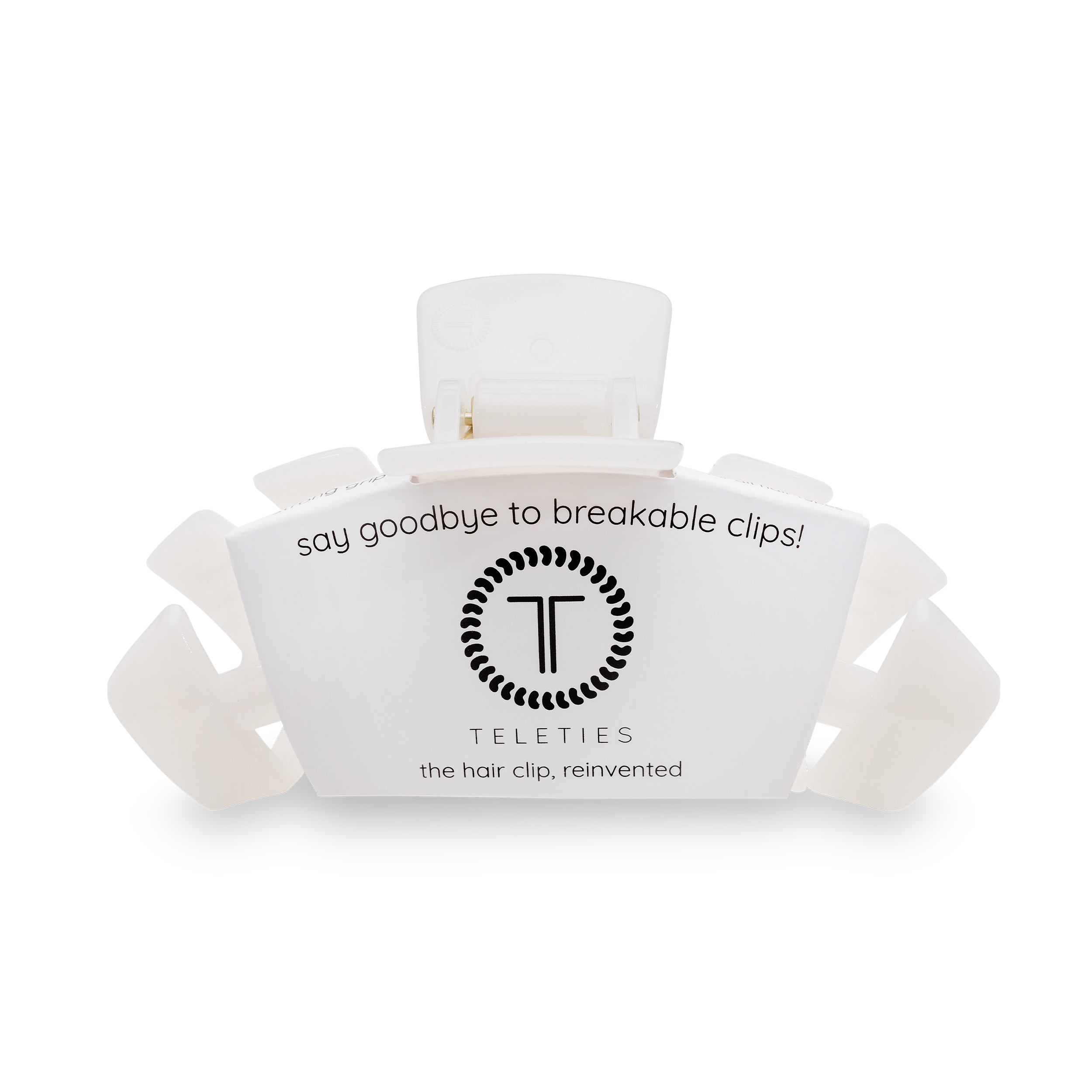 Classic Hair Clip | Large | Coconut White