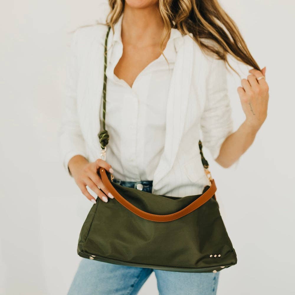 Nikki Nylon Slouchy Shoulder Bag