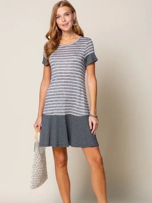 Mixed Media T-shirt Dress