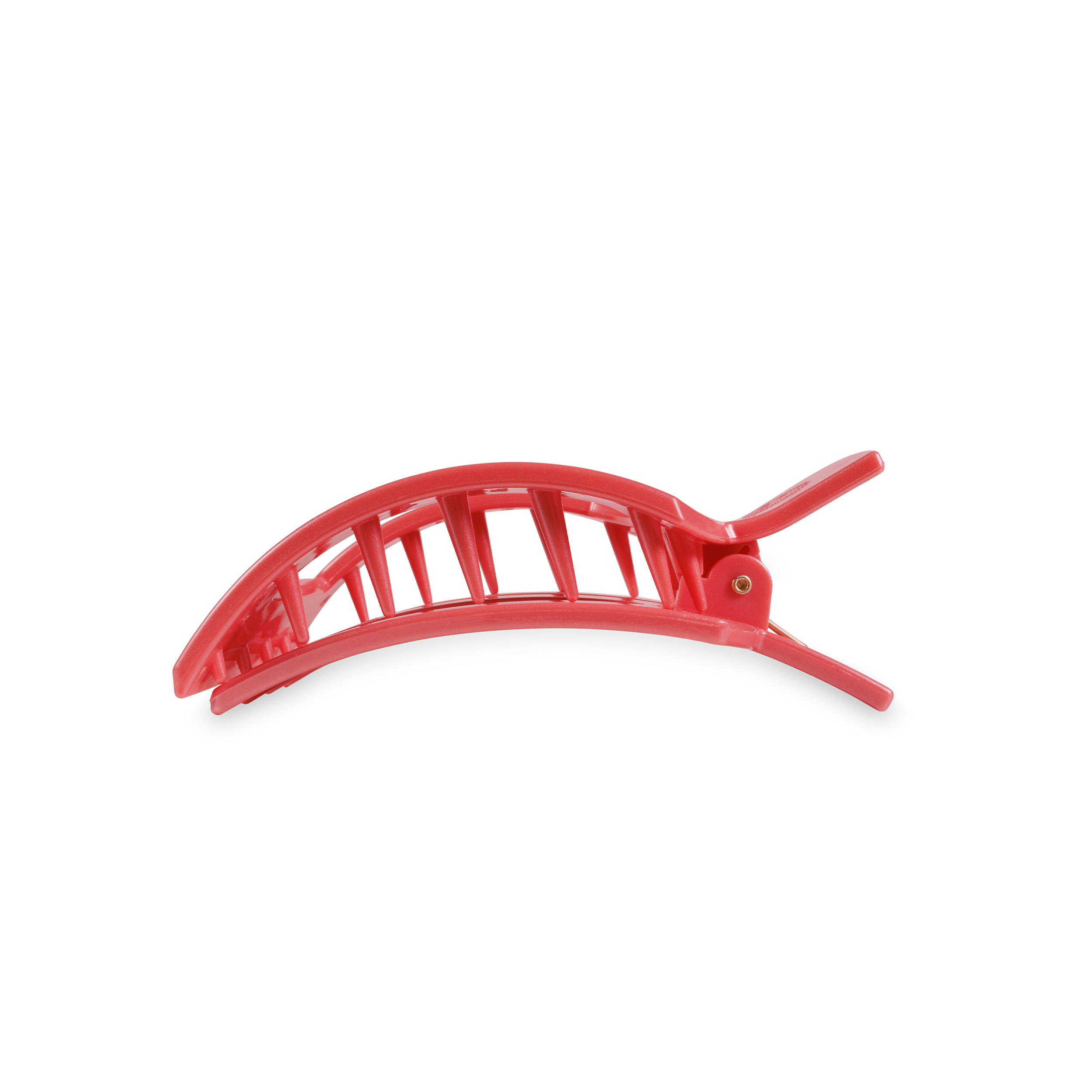Square Flat Hair Clip | Medium | Calming Coral