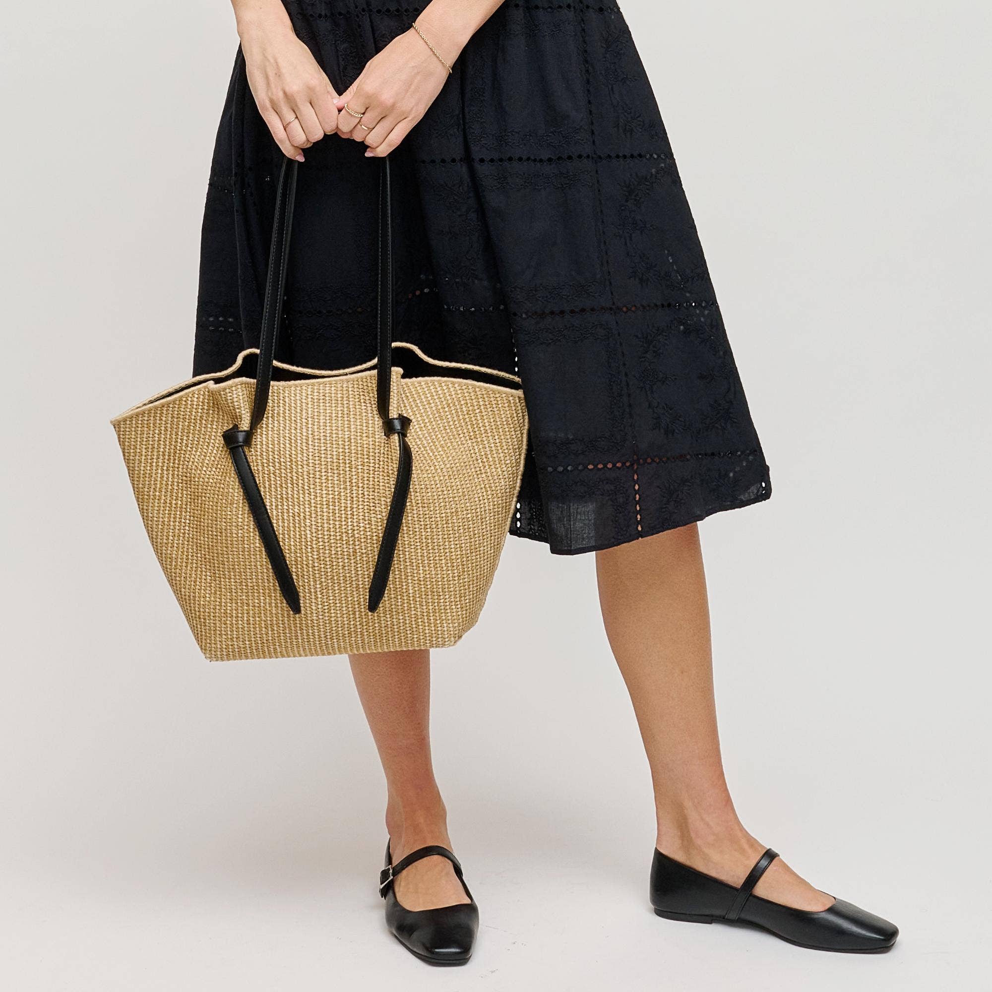 Lorenza Straw Tote