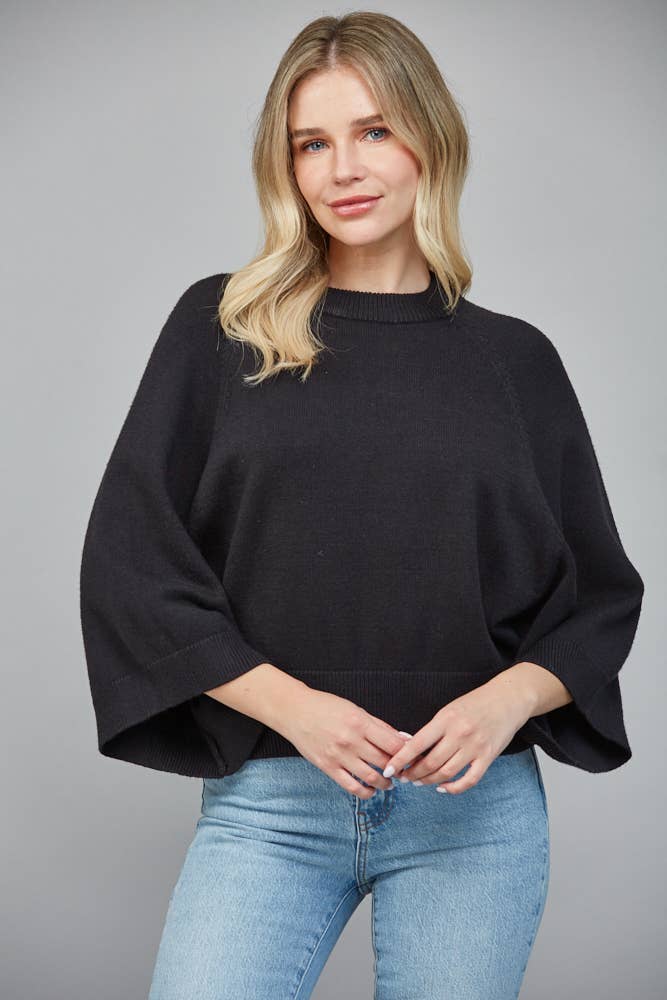 REGLAN CREW NECK SWEATER