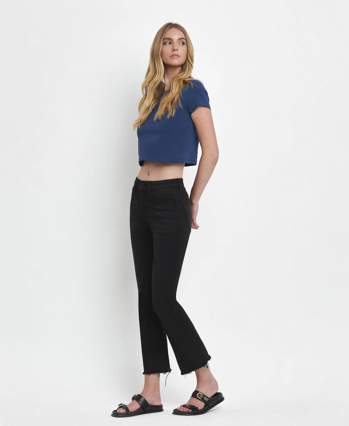 GRANDEUR MID RISE CROP FLARE
