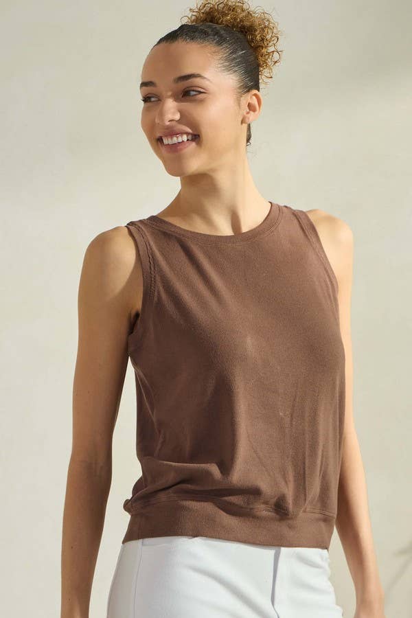 Women's Ribbed Loose Fit Tank