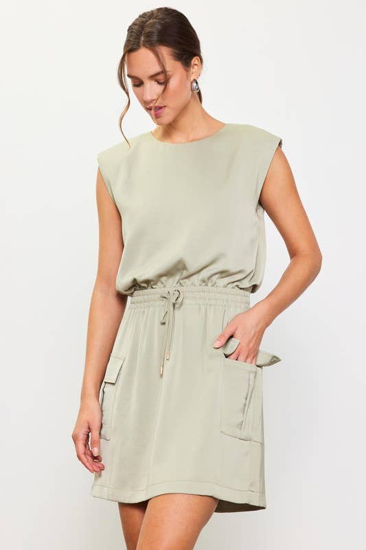 Muscle Utility Mini Dress