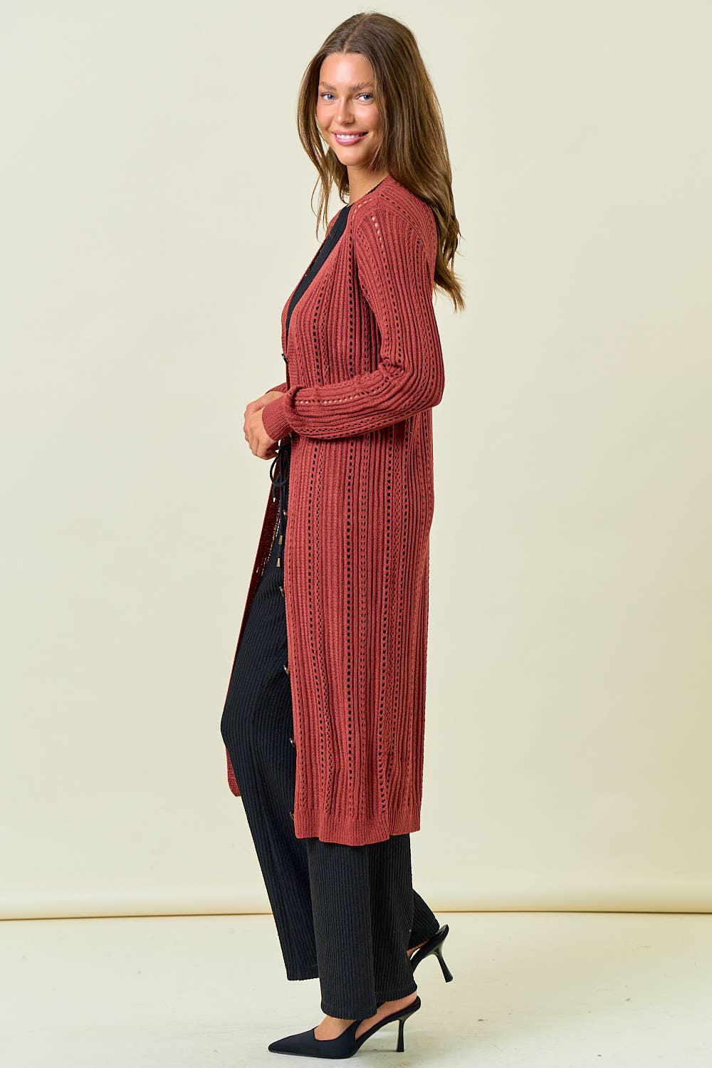 BUTTON DOWN KNIT CARDIGAN