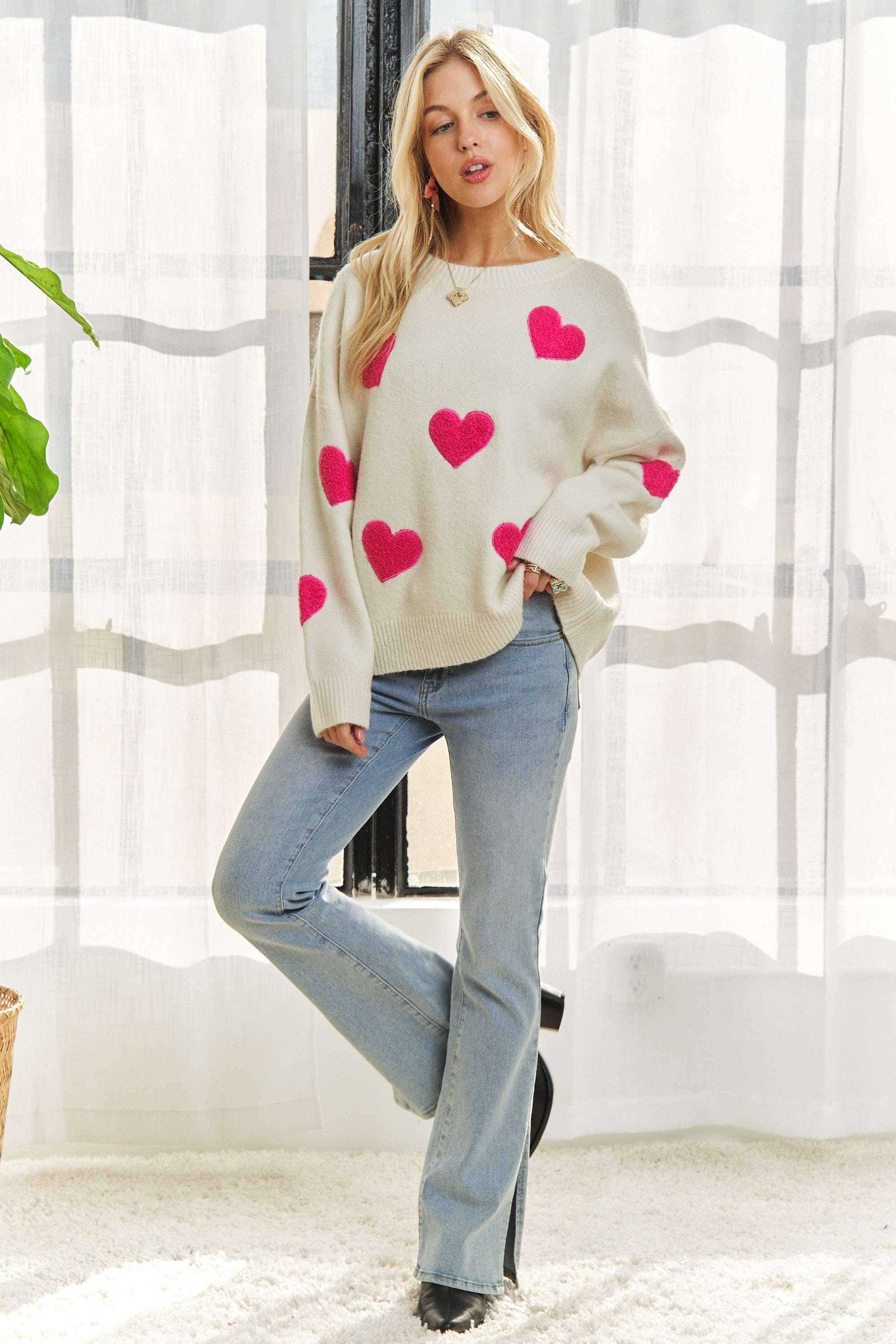 HEART SWEATER